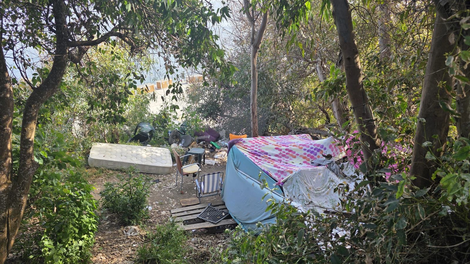 Visita de los responsables del PSOE en Ceuta a la barriada de O'Donell