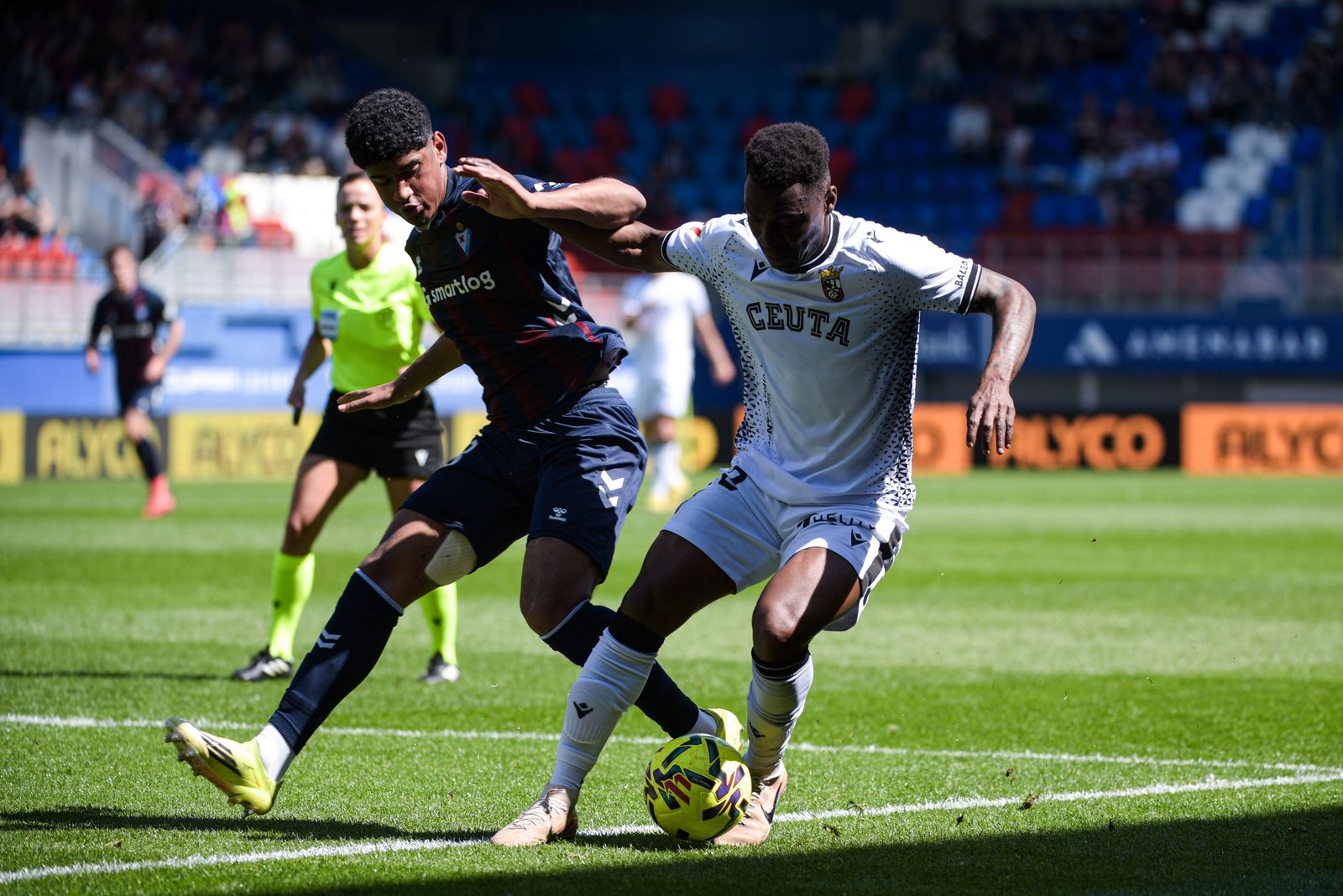 Eibar-AD Ceuta, partido de la Liga Hypermotion