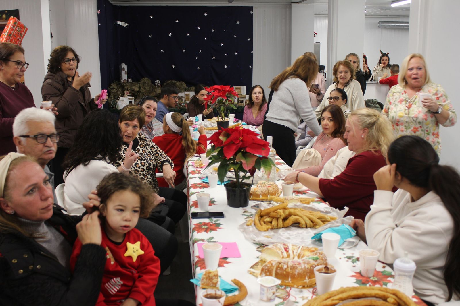 Una chocolatada especial en Juan XXIII