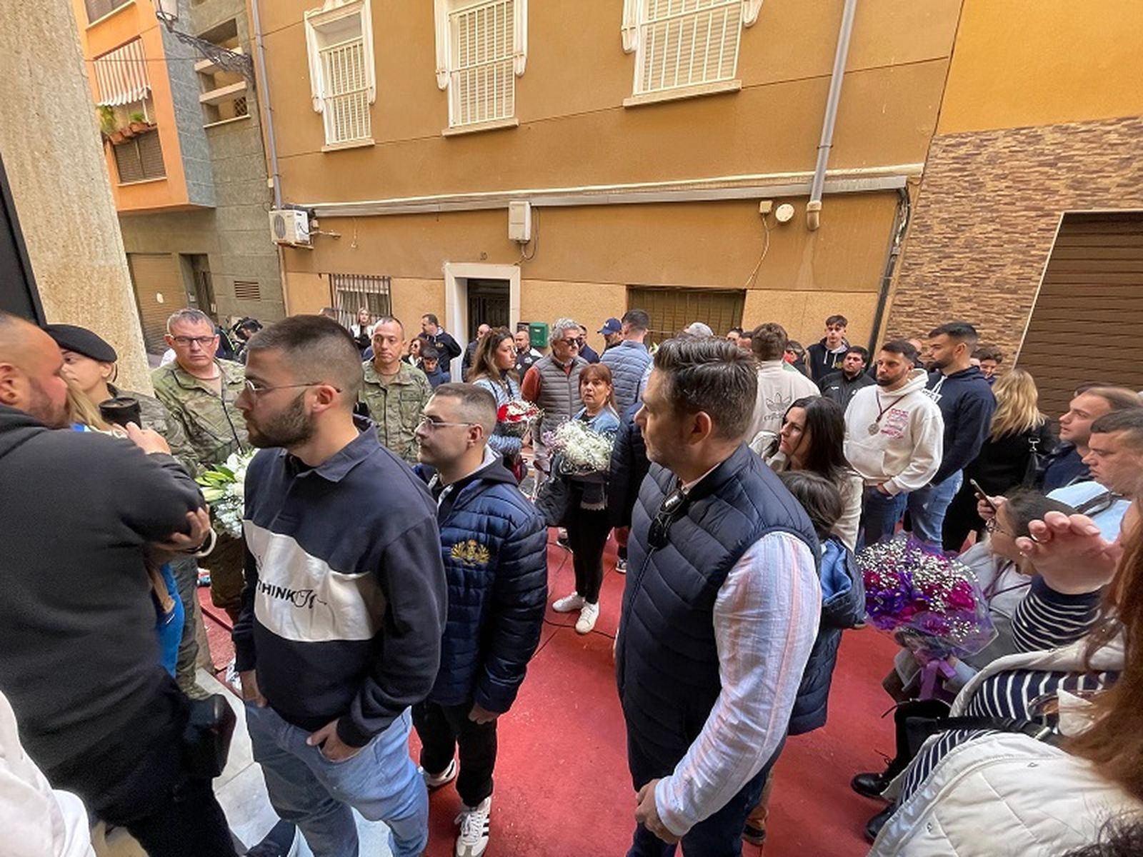 La Flagelación se prepara para su esperada gran tarde en el Oratorio de Teniente Pacheco. / FOTO REDUAN