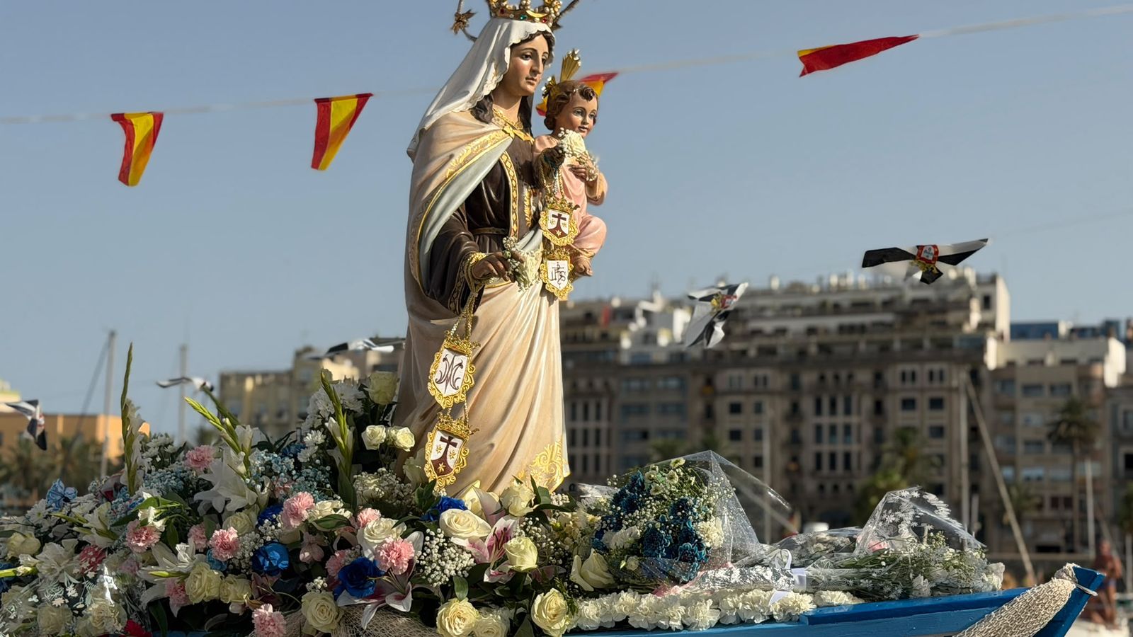La Virgen del Carmen de la Almadraba vivió este jueves su día grande