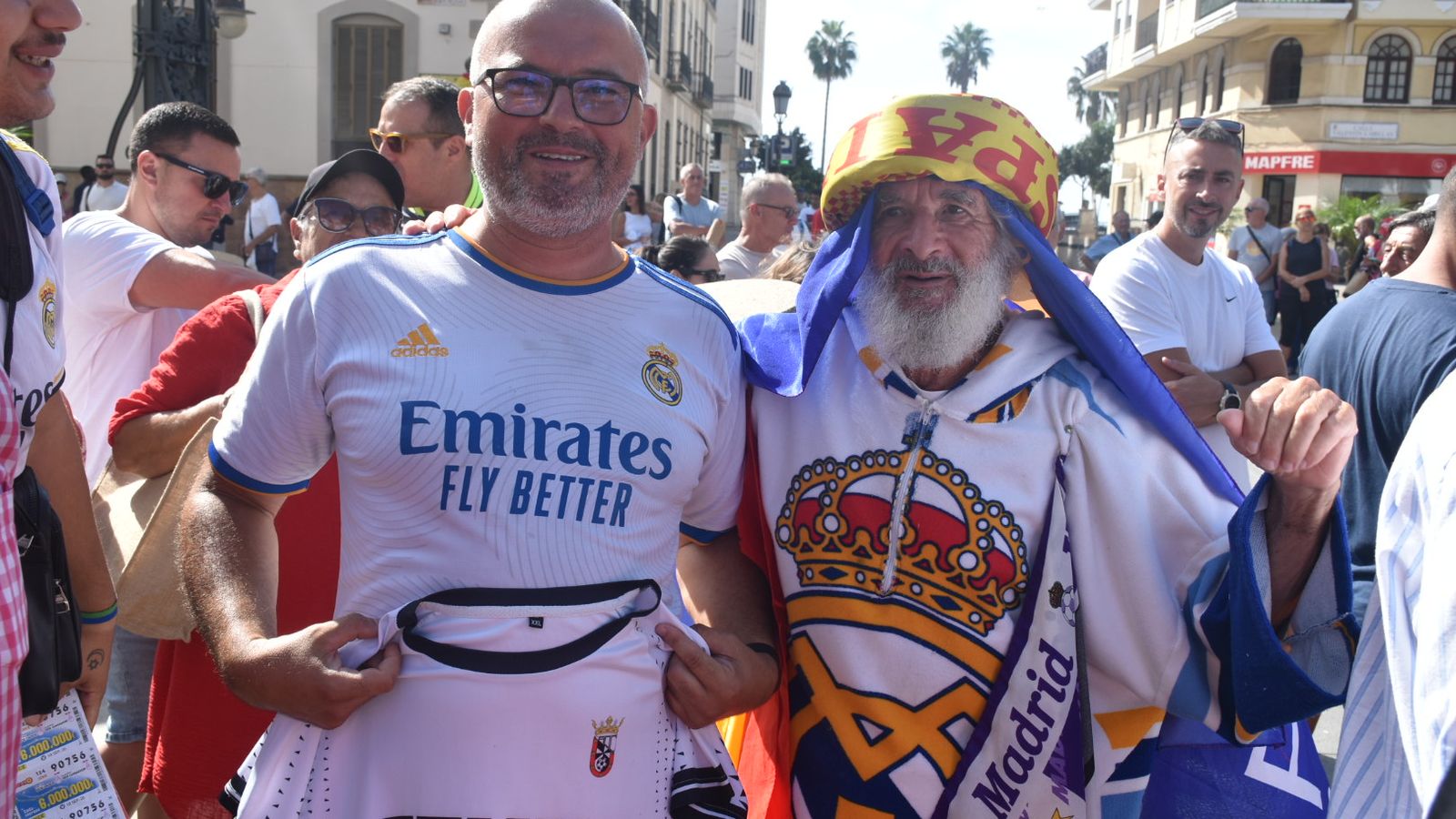 Imágenes de la visita del Real Madrid a Ceuta