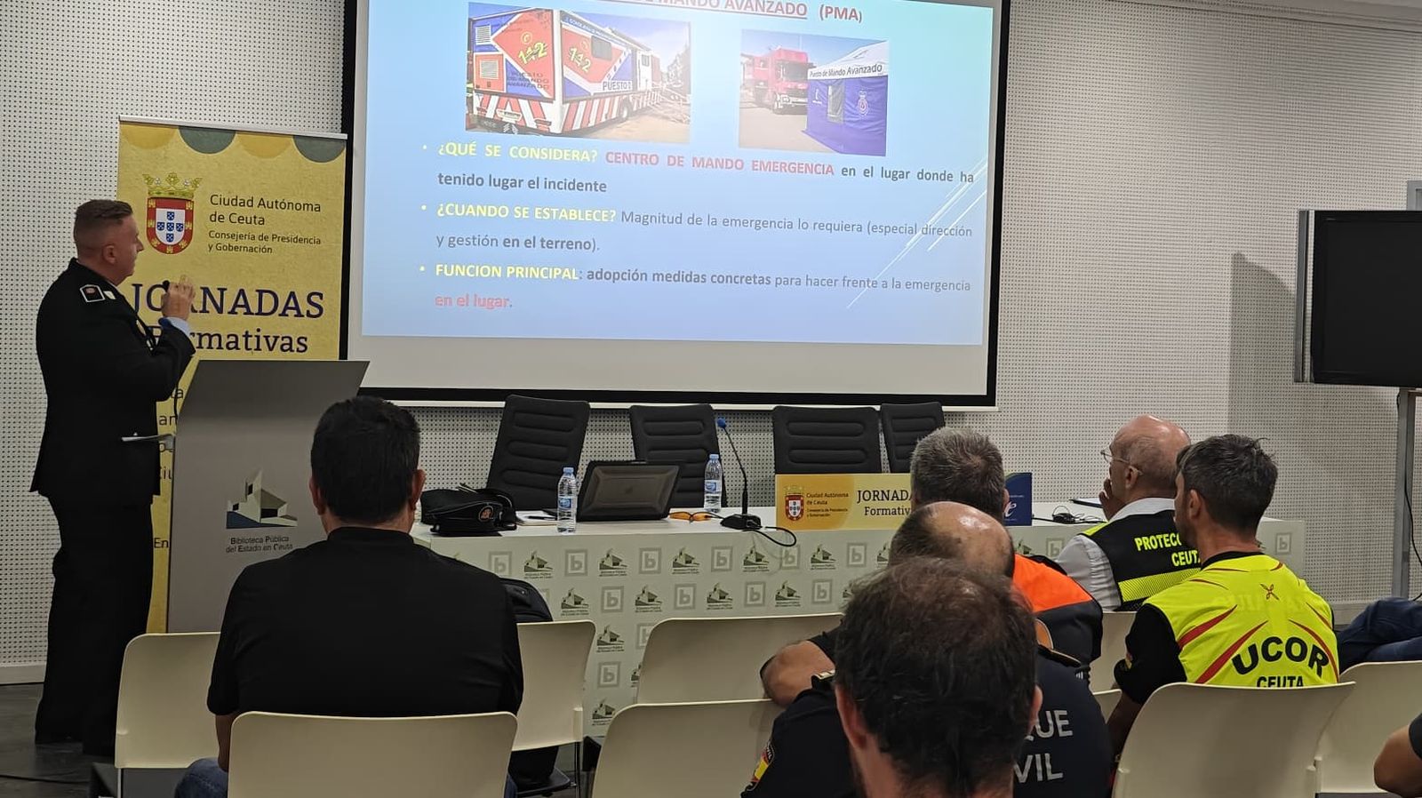 Ceuta impulsa la formación con unas jornadas sobre riesgos y coordinación en emergencias