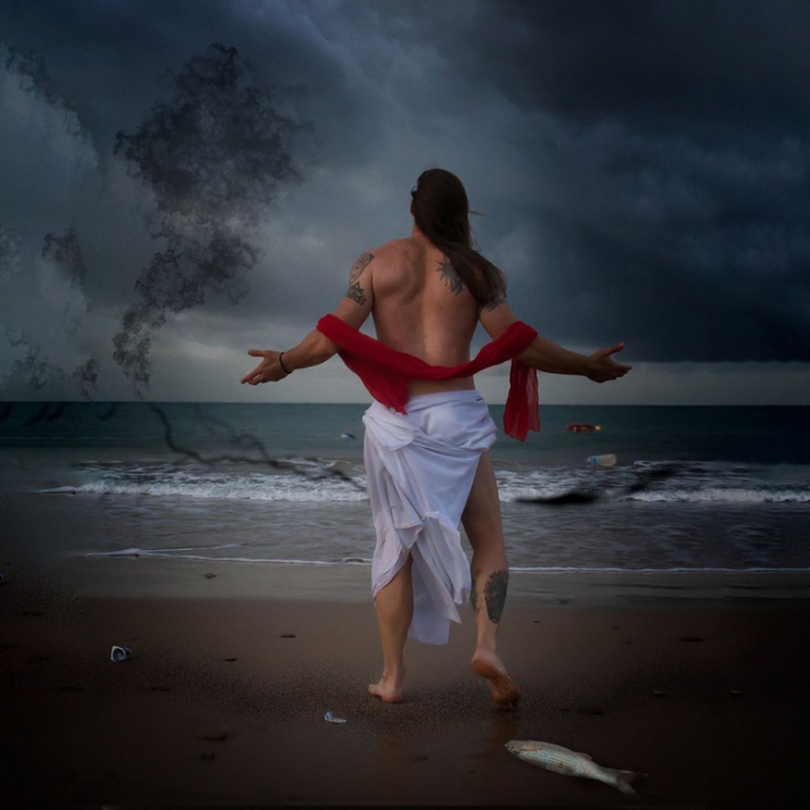 Fotografía que denuncia la suciedad en la naturaleza, perteneciente a 'Historias Sangradas'. / FOTO MARISA MARTÍNEZ