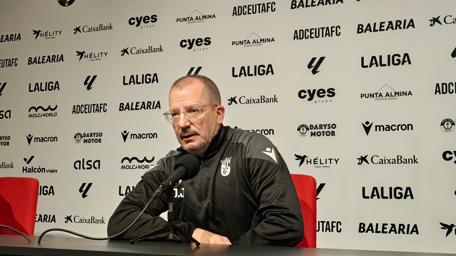 José Juan, en la rueda de prensa