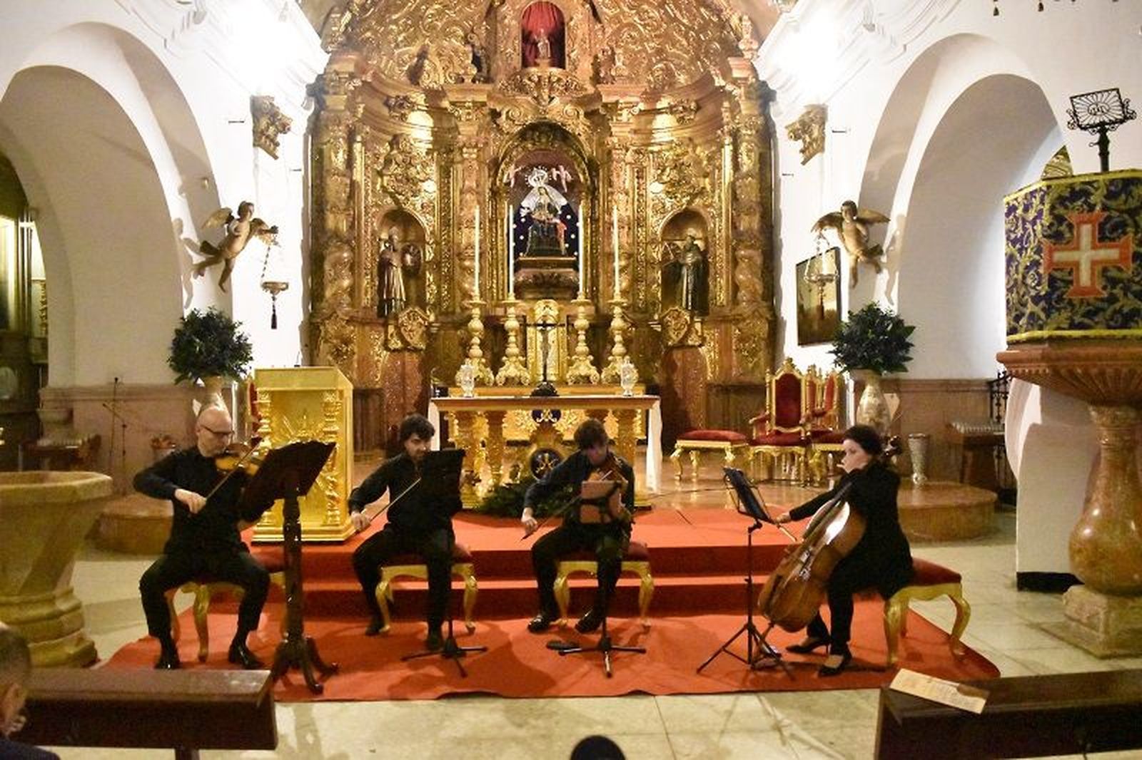 Concierto durante uno de los ciclos de música sacra de Ceuta, en Nuestra Señora de África