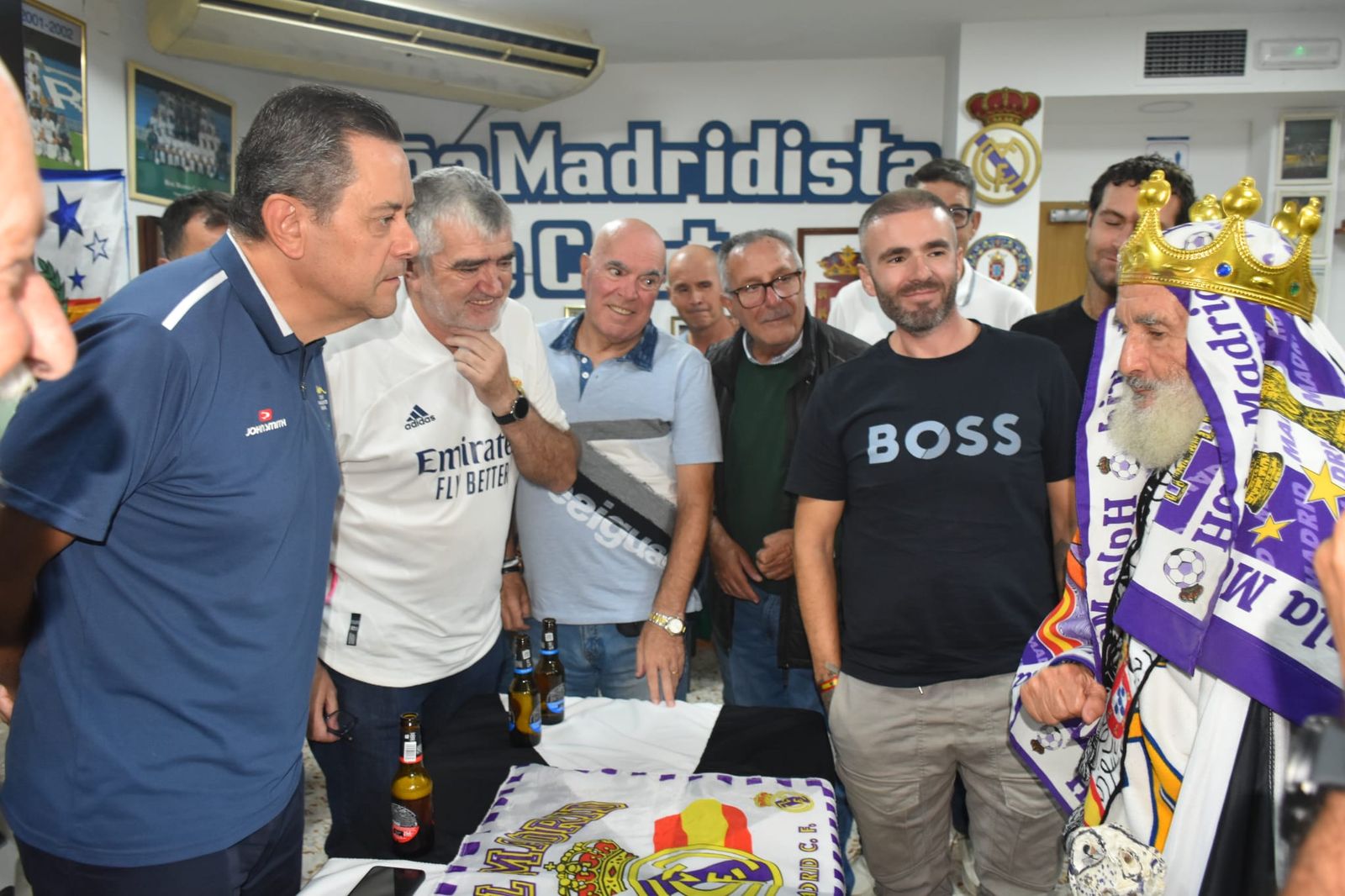 Tomás Roncero visita la Peña Madridista de Ceuta