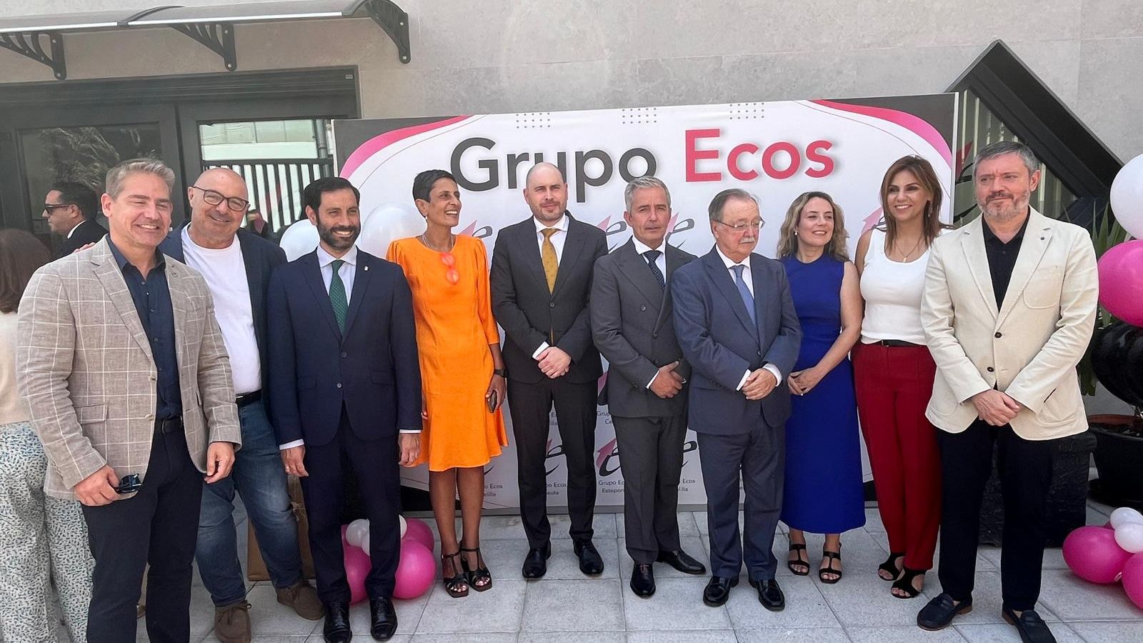 Acto de inauguración del nuevo centro de la Academia Ecos