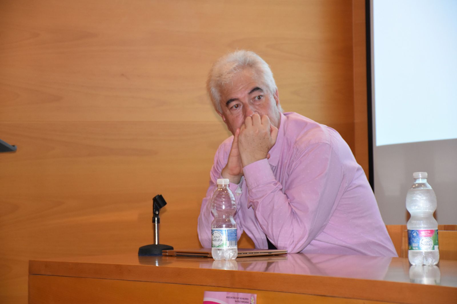 Pandiella durante la ponencia ofrecida este jueves. / FOTO NICOL´S