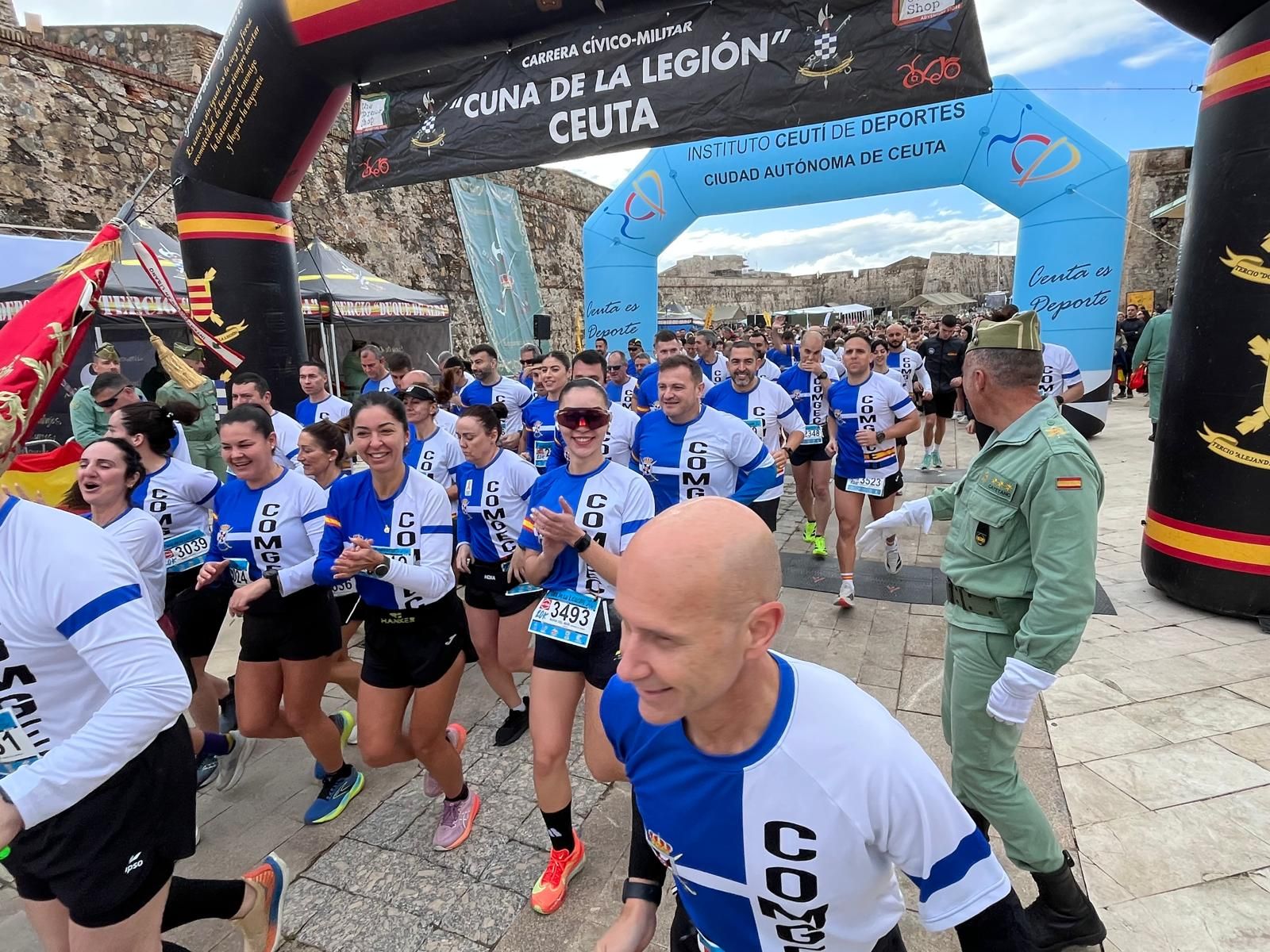 La previa y el inicio de la X Cuna de la Legión a través del objetivo de Reduan