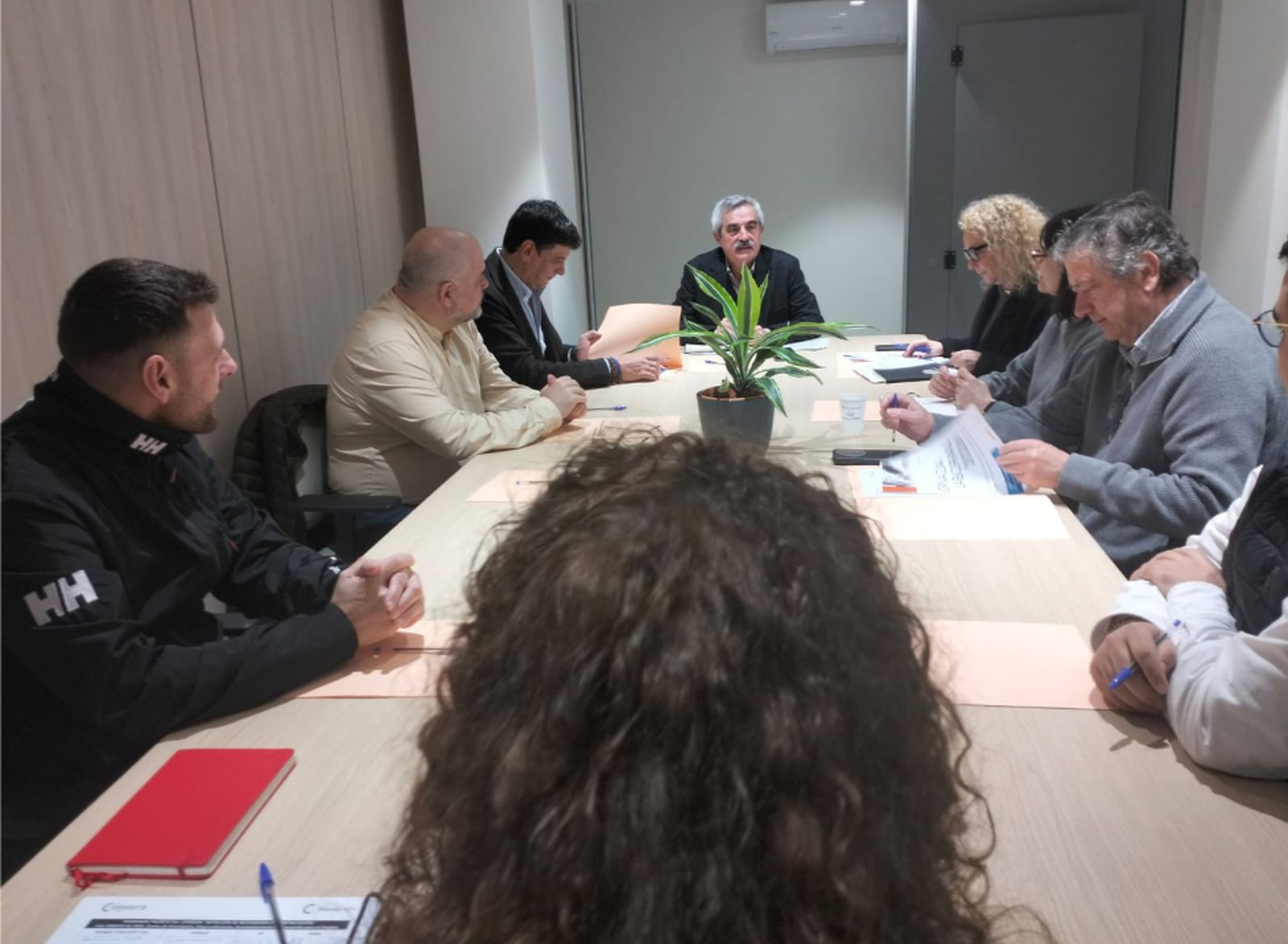 Un momento de la reunión celebrada en el COE