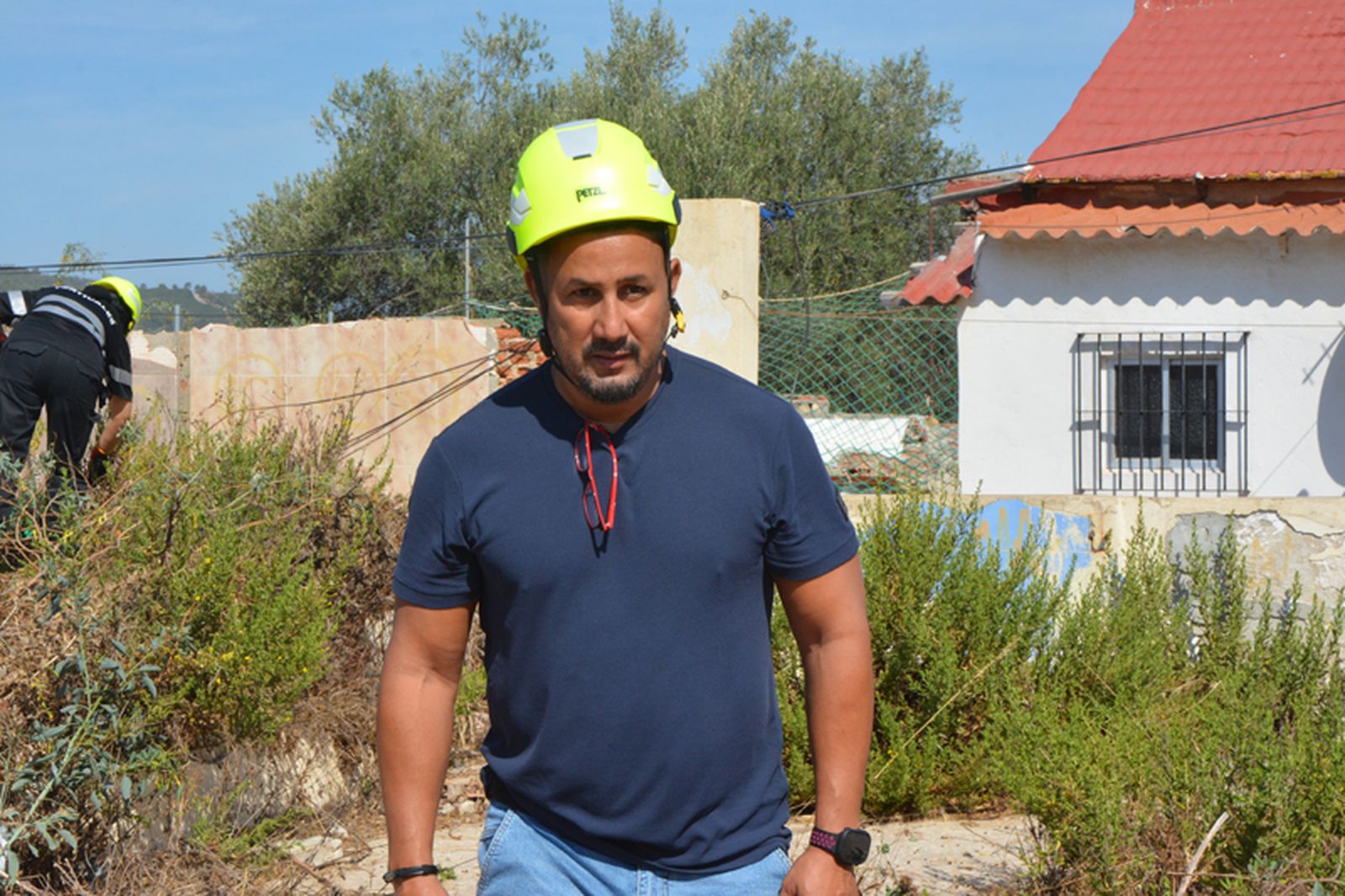 El responsable de las brigadas verticales, Tarek Seddatti. / FOTO J.I.M.