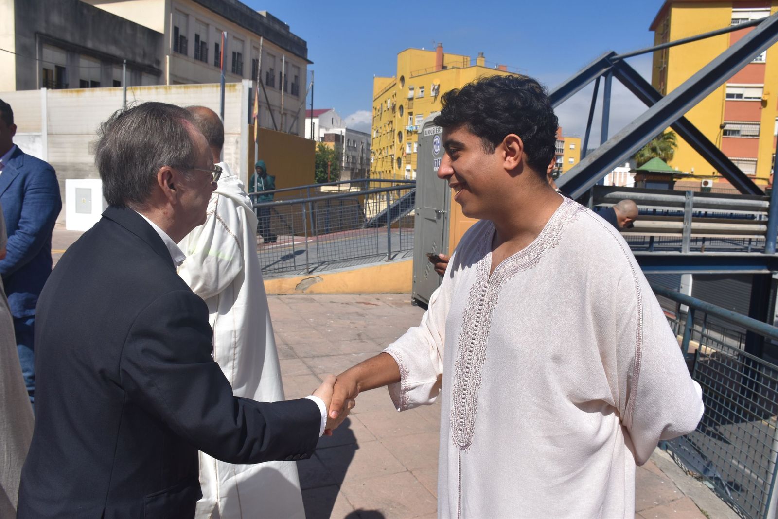 Así ha sido la visita de Benzina y Vivas al matadero de Hadú