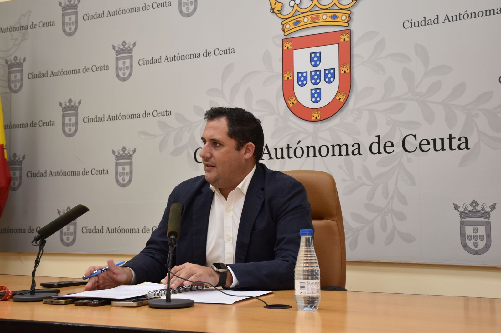 El portavoz gubernalmental, Alejandro Ramírez, en comparecencia tras el Consejo de Gobierno