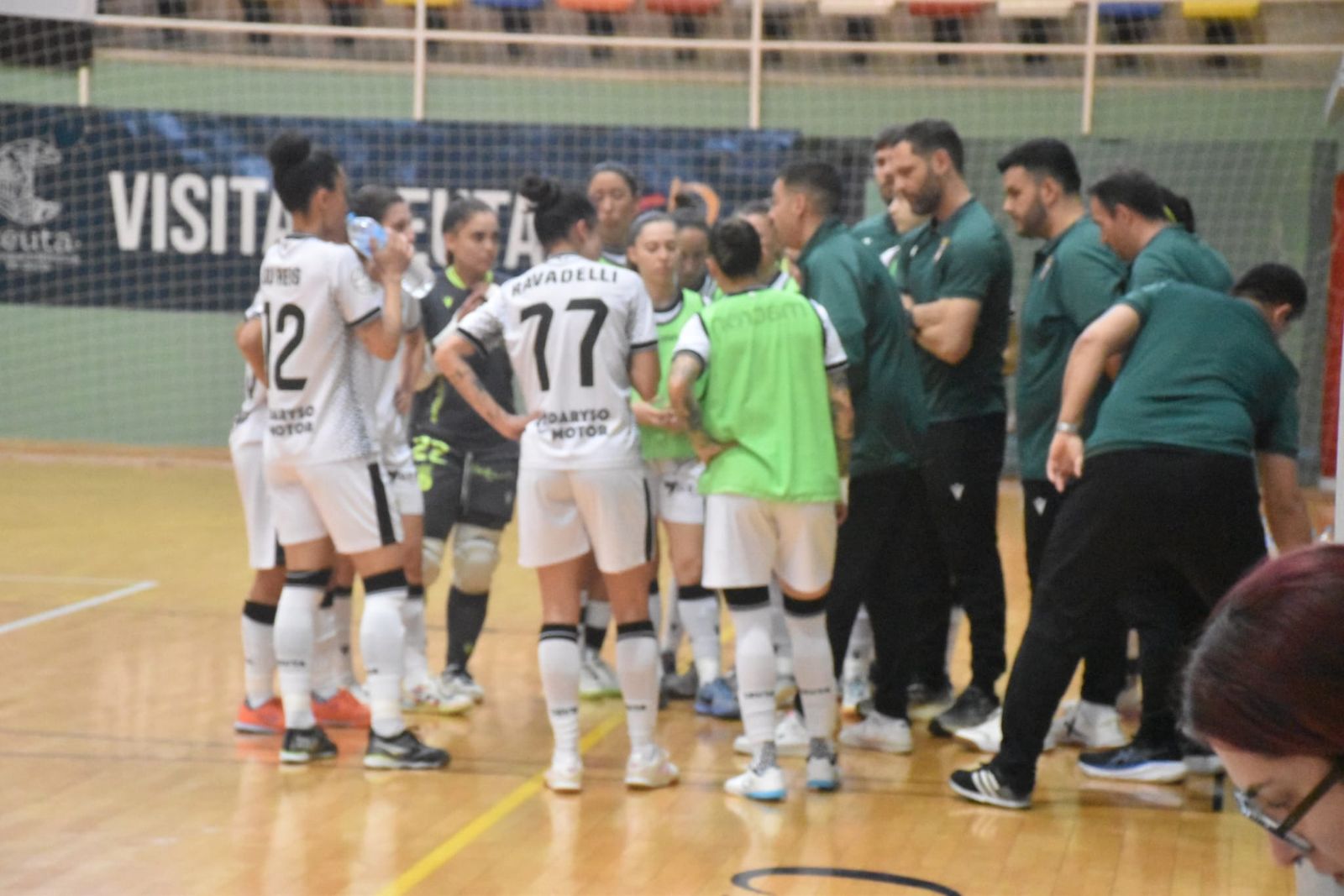 Partido AD Ceuta frente al Burela