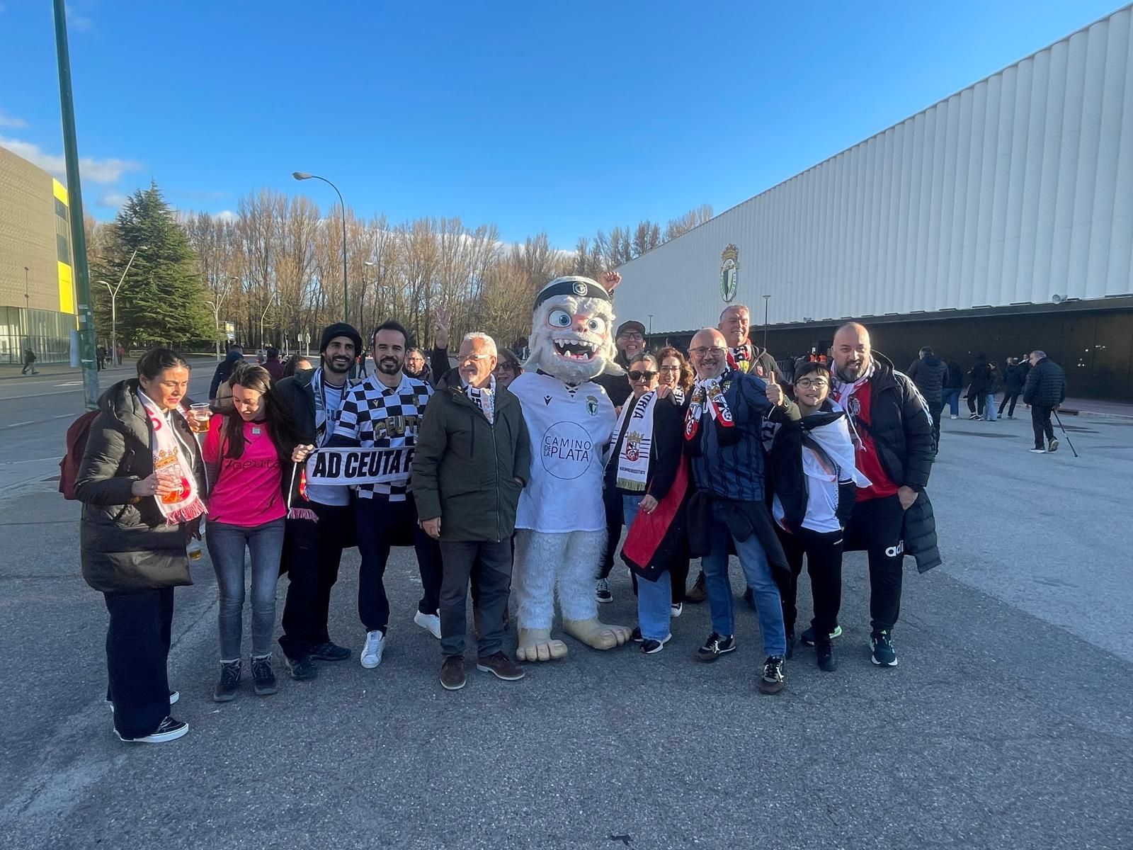 La afición caballa también apoyo al equipo en Burgos