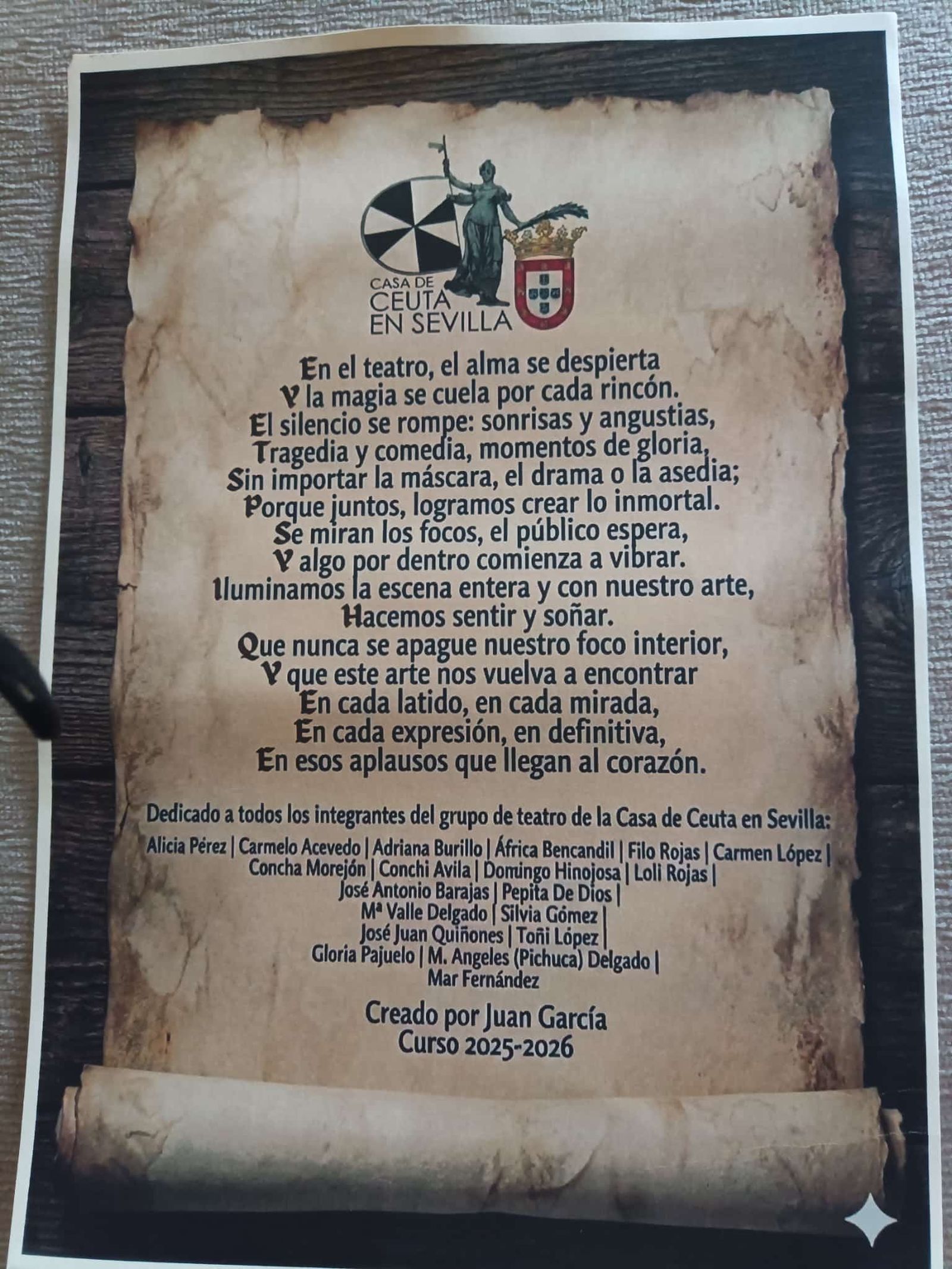 La Casa de Ceuta en Sevilla cierra su temporada teatral con un lleno absoluto