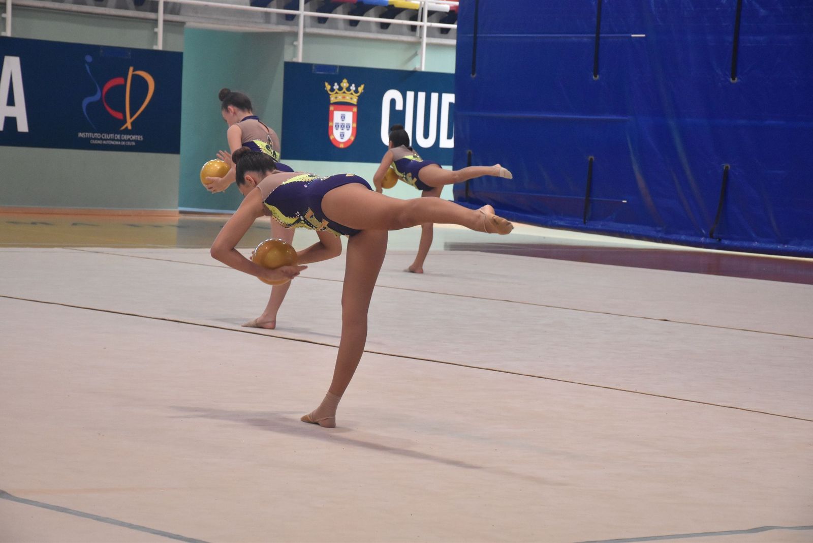 Exhibición de Gimnasia Rítmica
