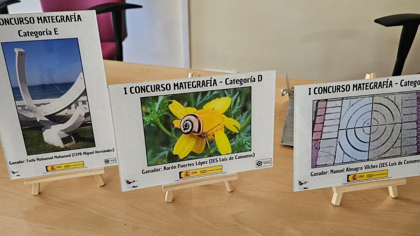 Imágenes de las diferentes categorías de ganadores