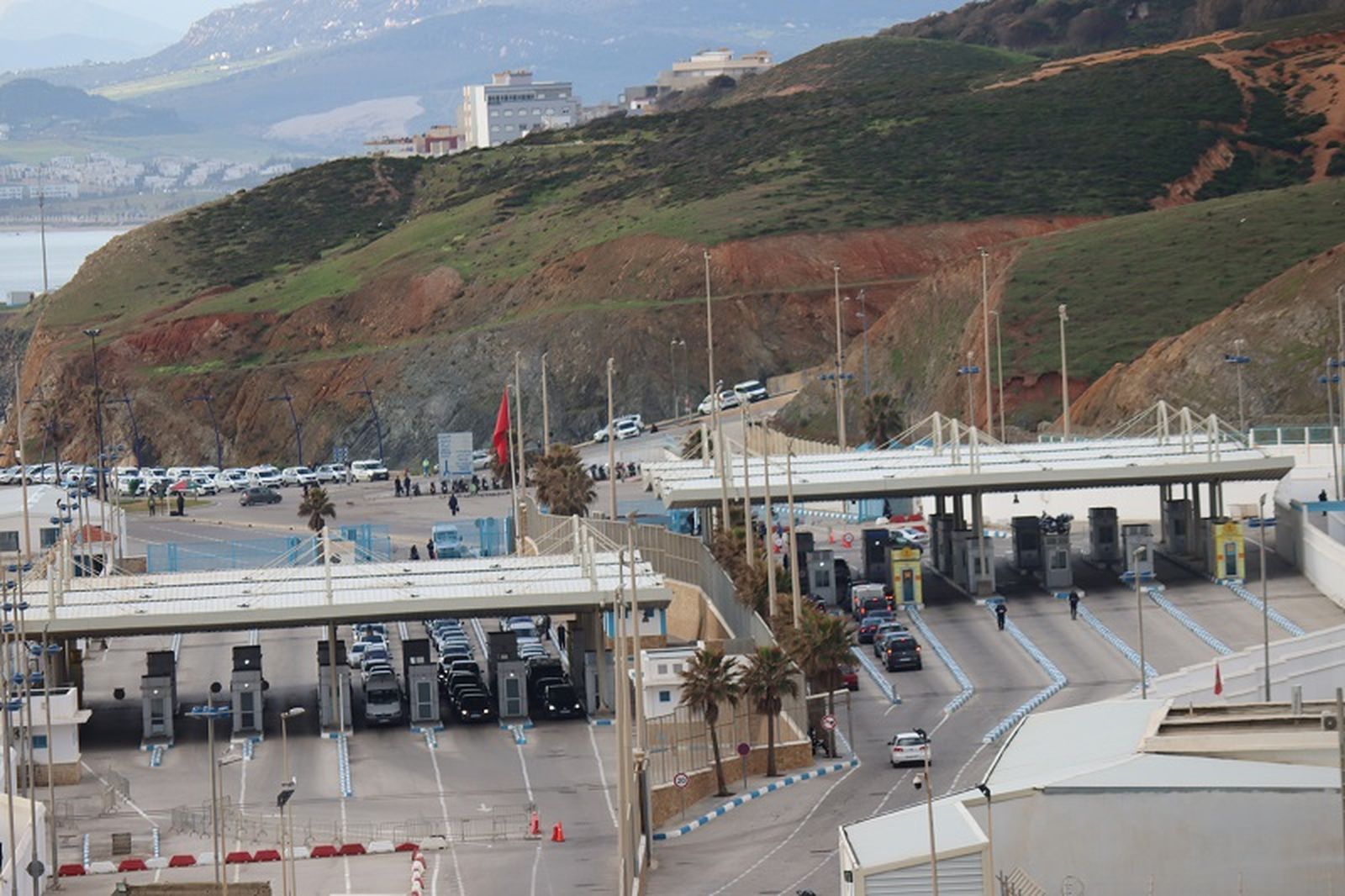 Vista de la frontera de Marruecos. / FOTO REDUAN