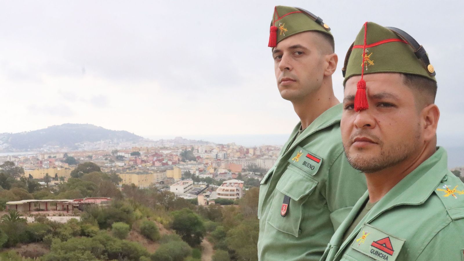 John Jhairo Quinchia y Juan Blanco Cazorla: el legionario más veterano y el más novel