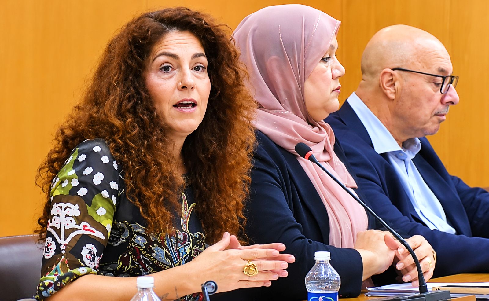 Julia Ferreras, diputada de Ceuta Ya!, durante su intervención