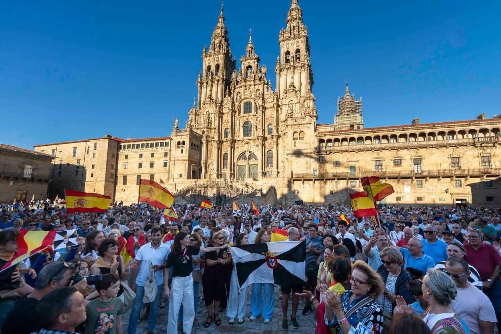 Plaza del Obradoiro en Santiago de Compostela