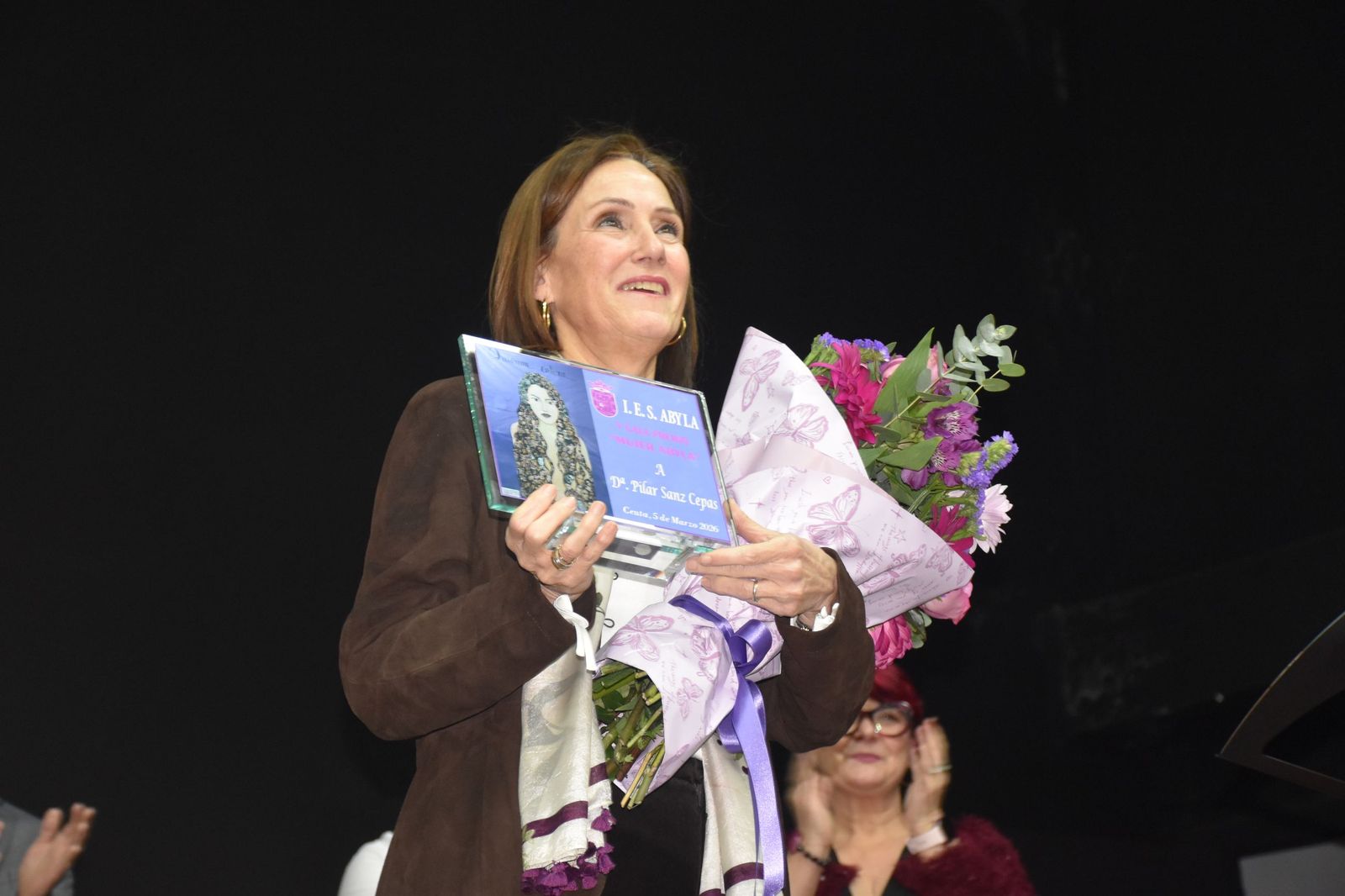 Gala 'Mujer Abyla' 2026, que homenajeó a la profesora y jefa de estudios Pilar Sanz