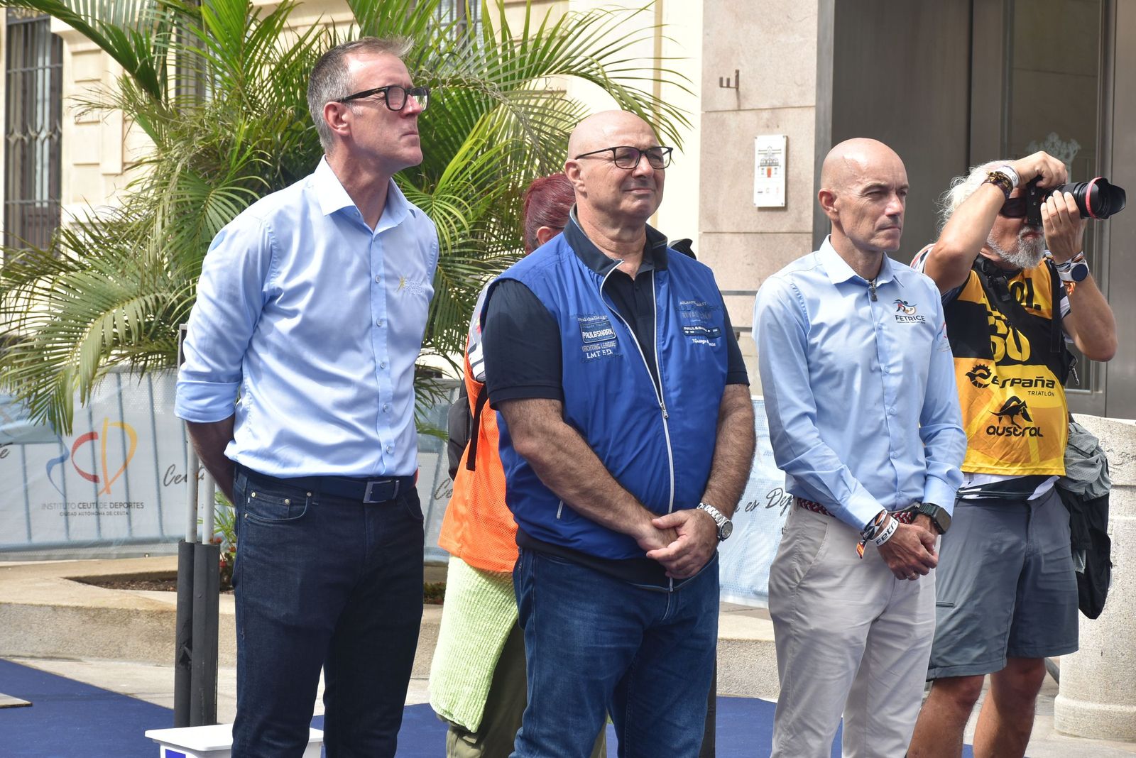 Entrega de trofeos de la Copa de Europa de Triatlón
