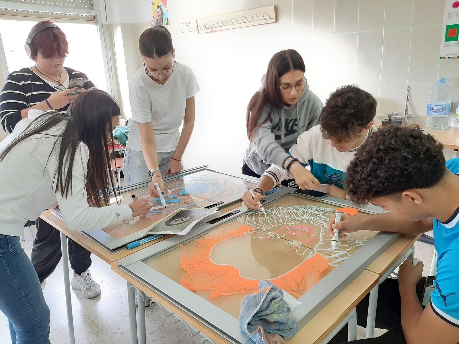 Alumnos de la Escuela de Arte Alumnos de la Escuela de Arte