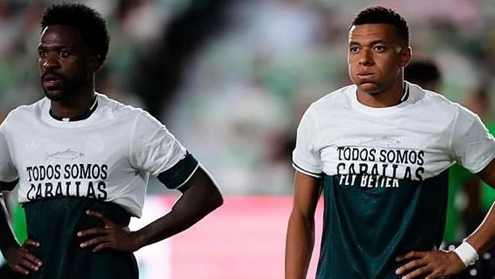 Mbappé y Vinicius.