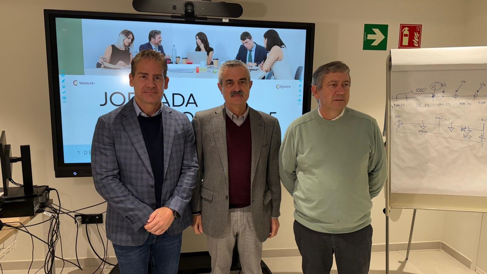 De izquierda a derecha, Karim Bulaix, Francisco Gil y Alejandro Parodi