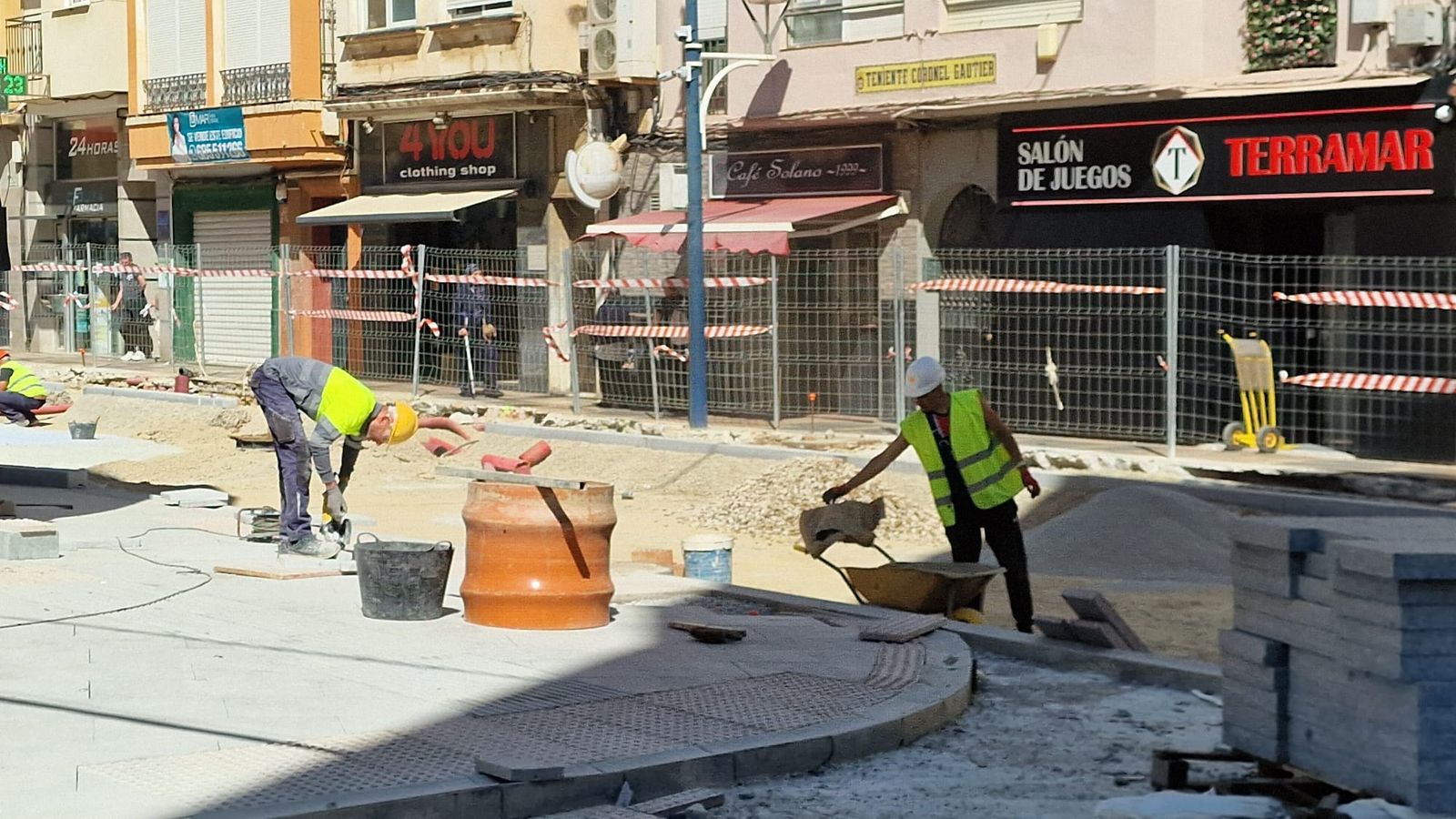 Los trabajos se han intensificado en las últimas semanas para comenzar a abrir al tráfico rodado a inicios de junio