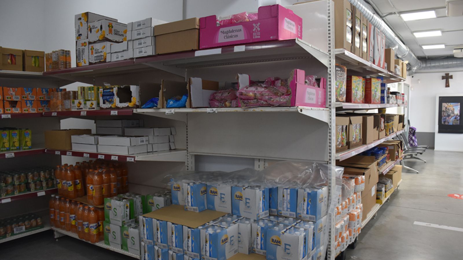 Productos comercializados en el supermercado de Cáritas