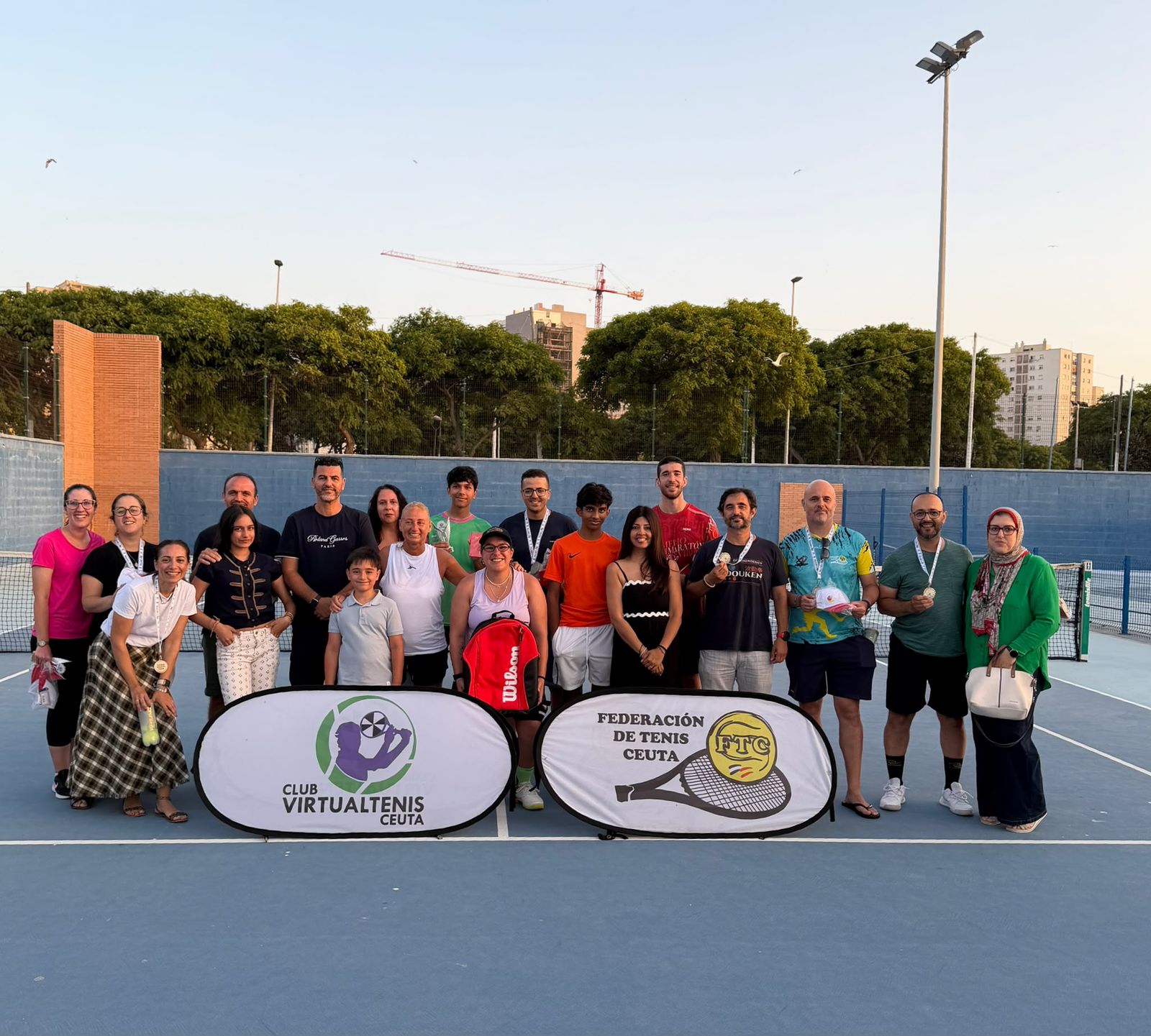 Ander Ararou y Reichel Gómez ganan la XII Liga de Tenis Kids College Ceuta Ceuta