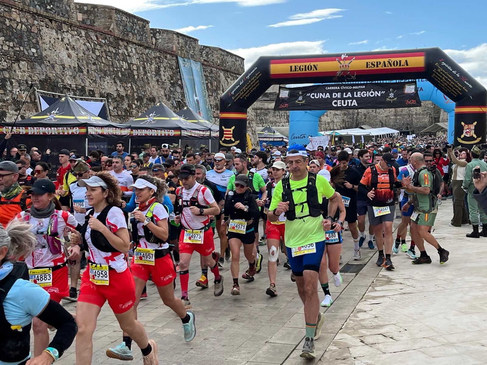 La previa y el inicio de la X Cuna de la Legión a través del objetivo de Reduan