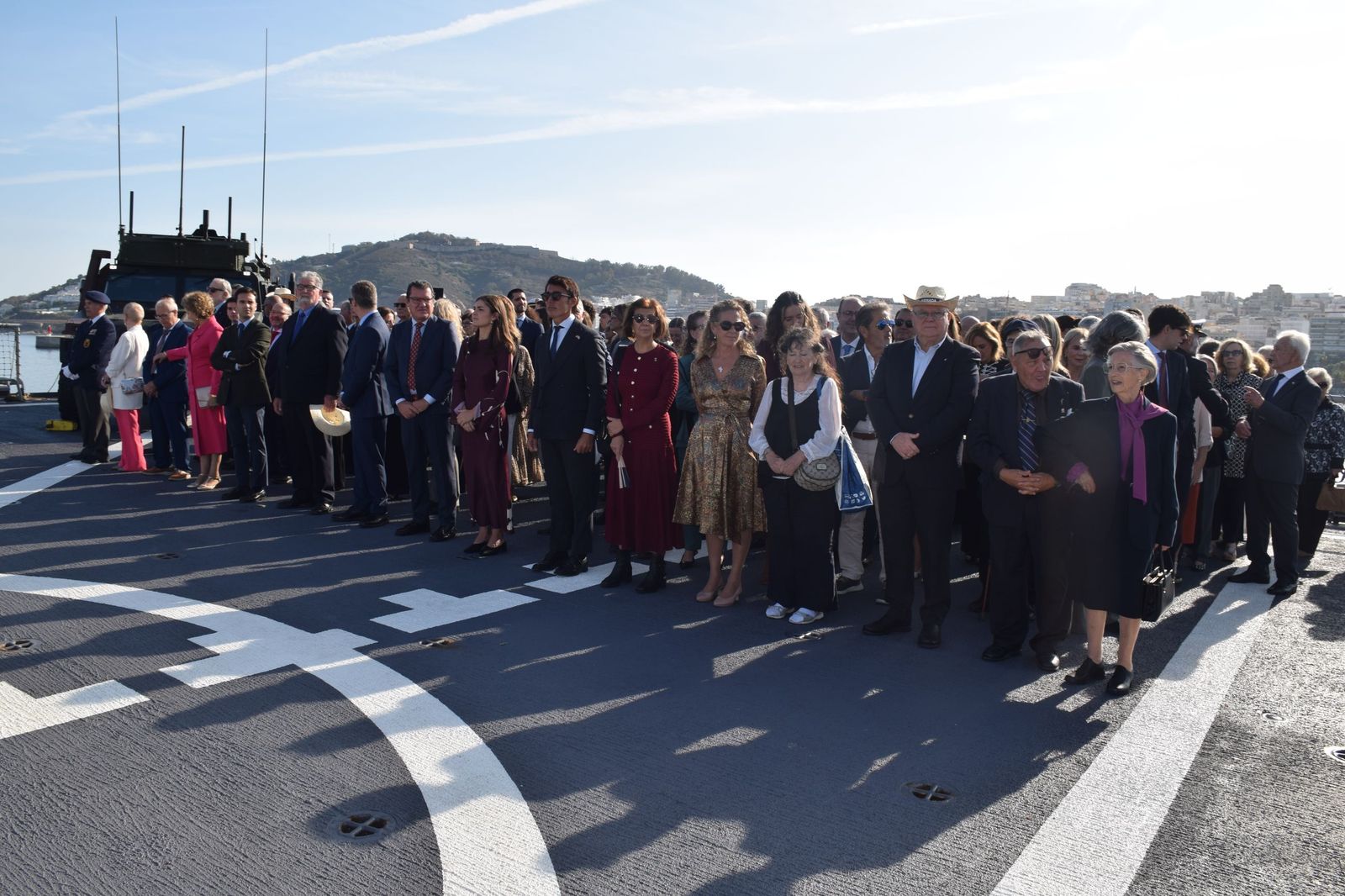 Emotiva jura de bandera a bordo del 'Castilla'