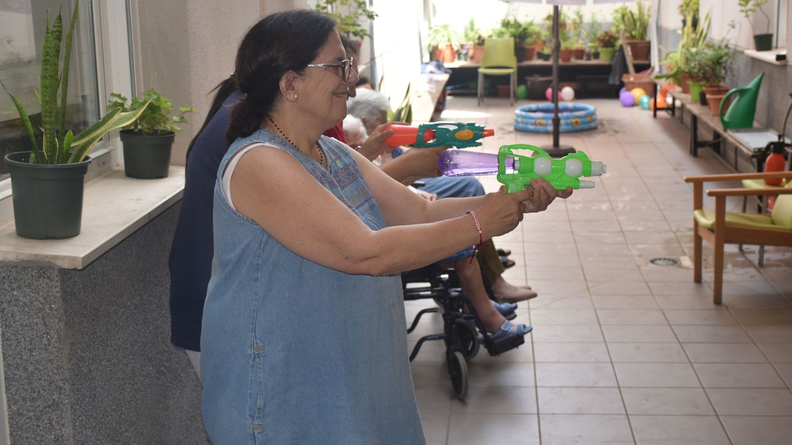Competición de pistolas de agua