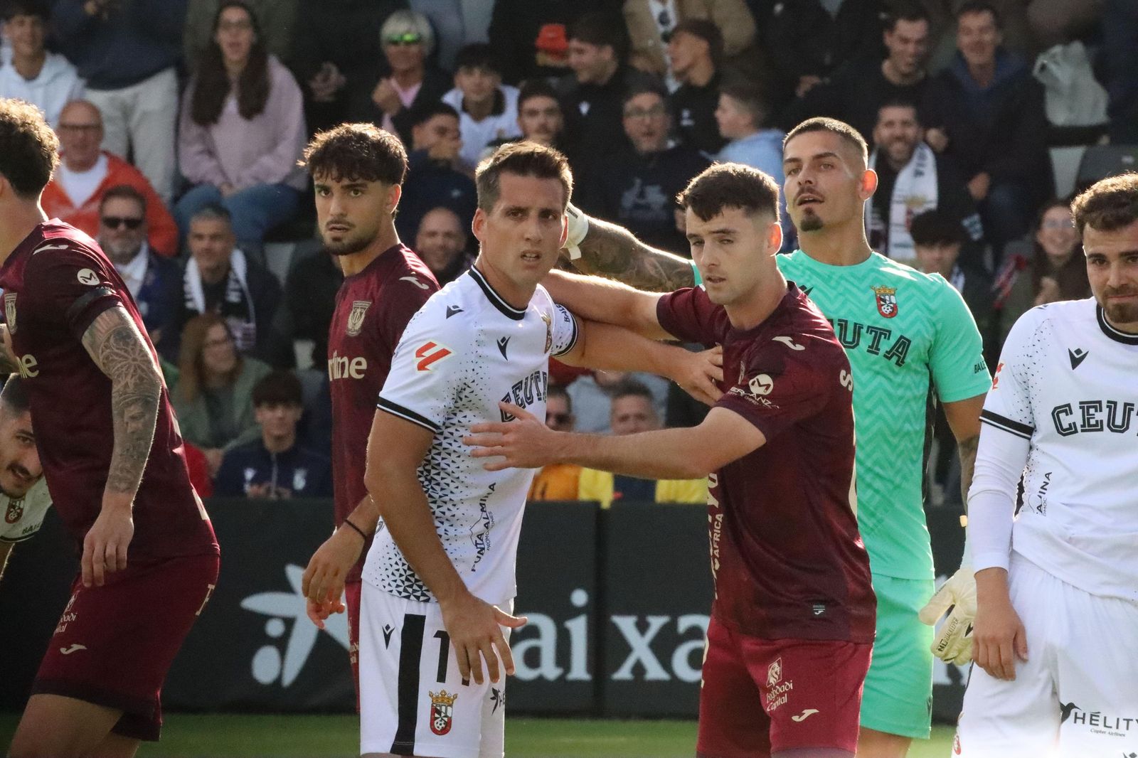 FOTOGALERÍA | El intenso encuentro entre la AD Ceuta y el Leganés en el Alfonso Murube