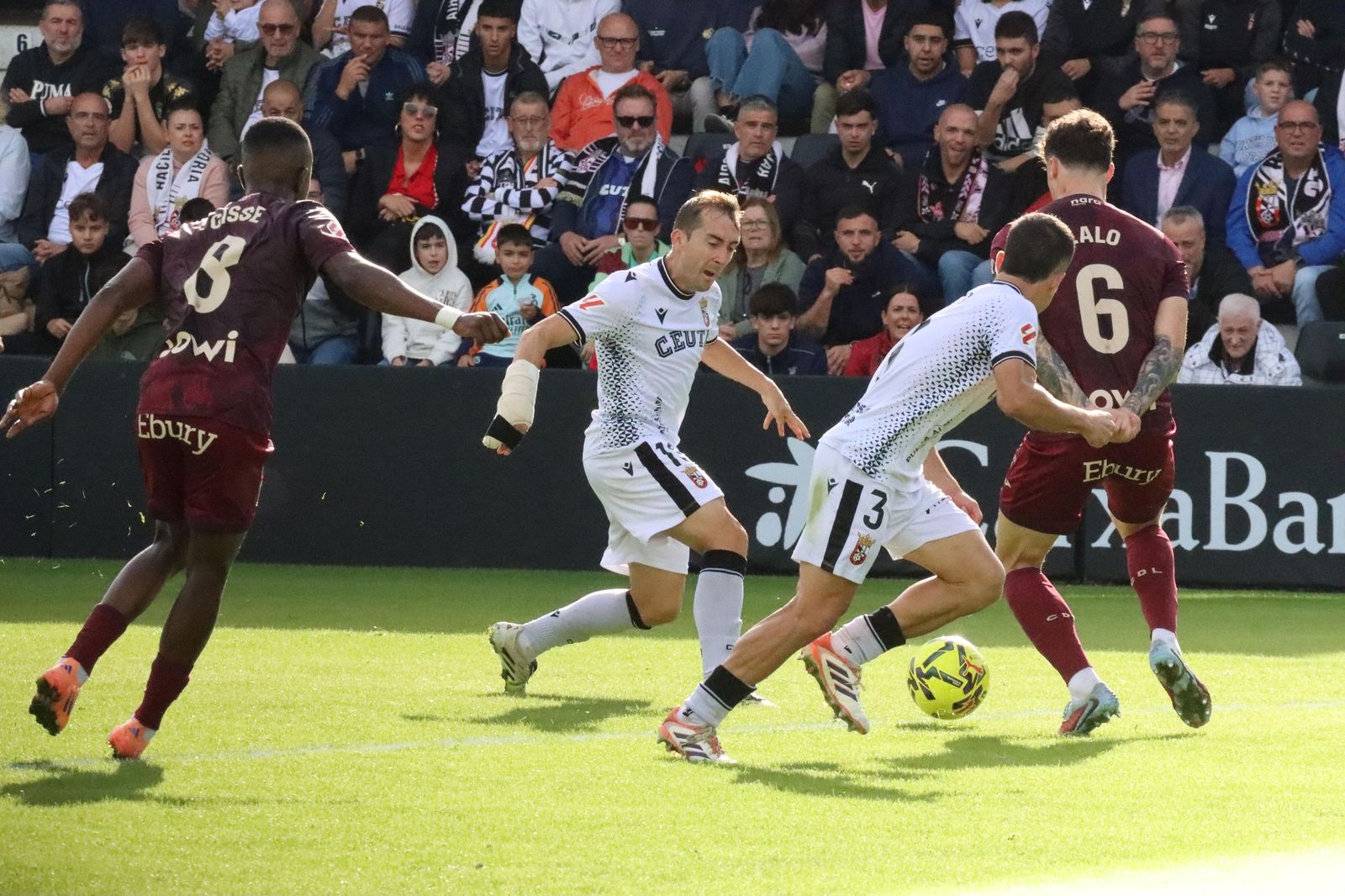 FOTOGALERÍA | El intenso encuentro entre la AD Ceuta y el Leganés en el Alfonso Murube