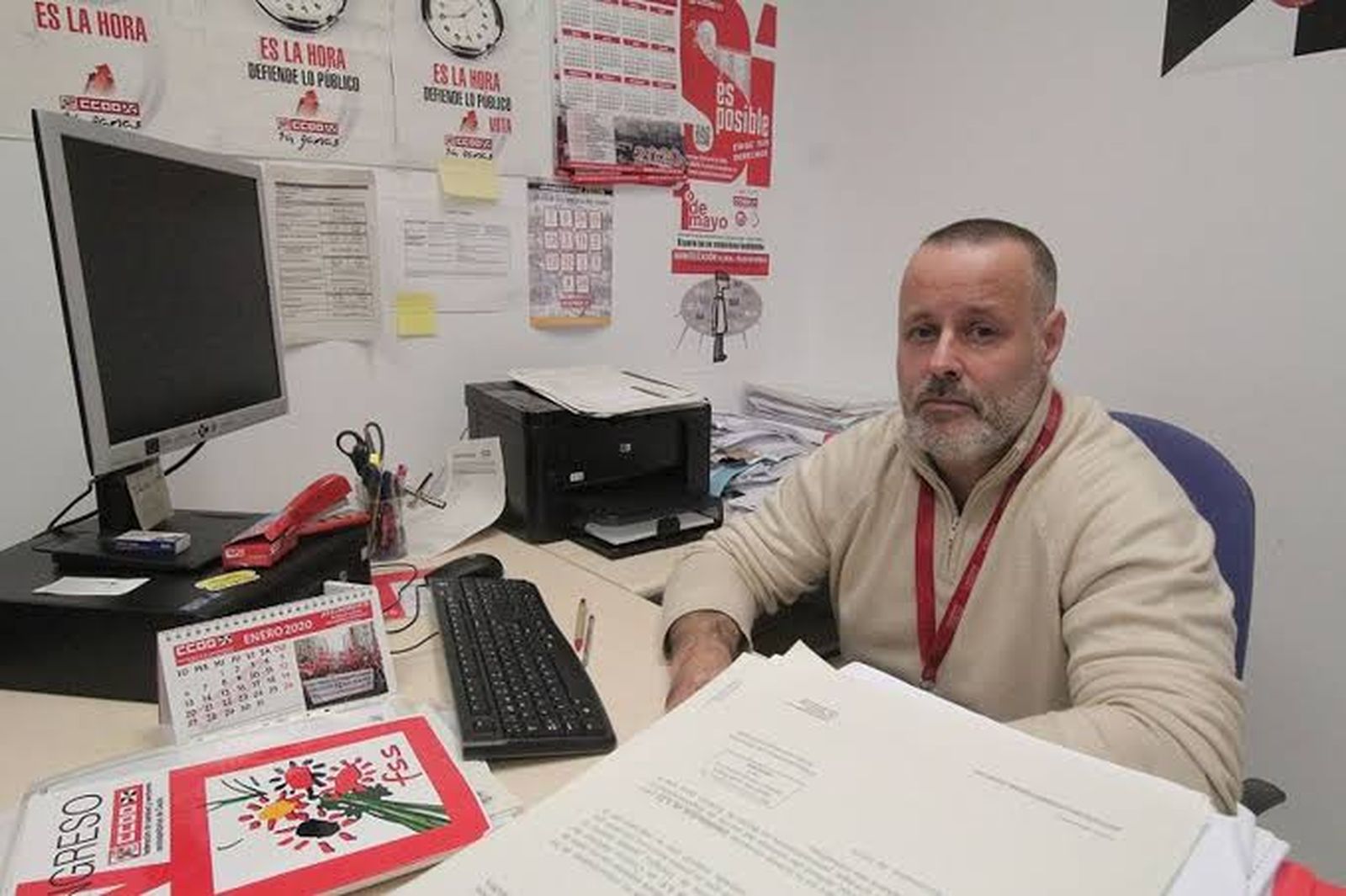 Ángel Lara, secretario general de CCOO