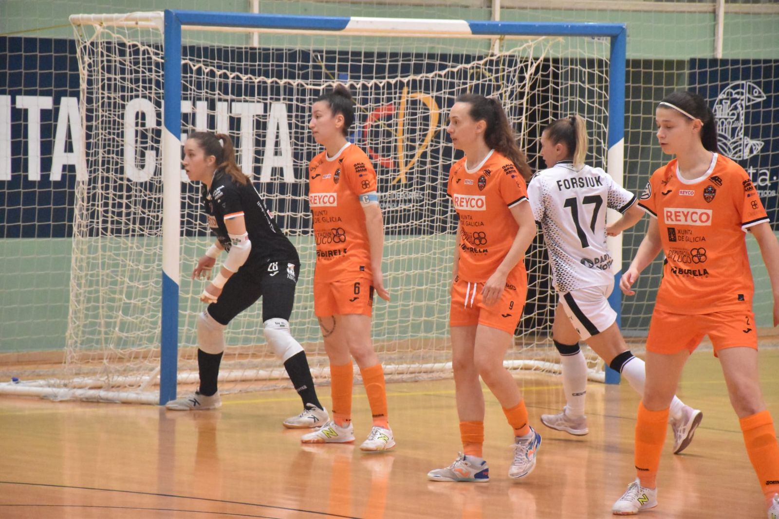 Partido AD Ceuta frente al Burela