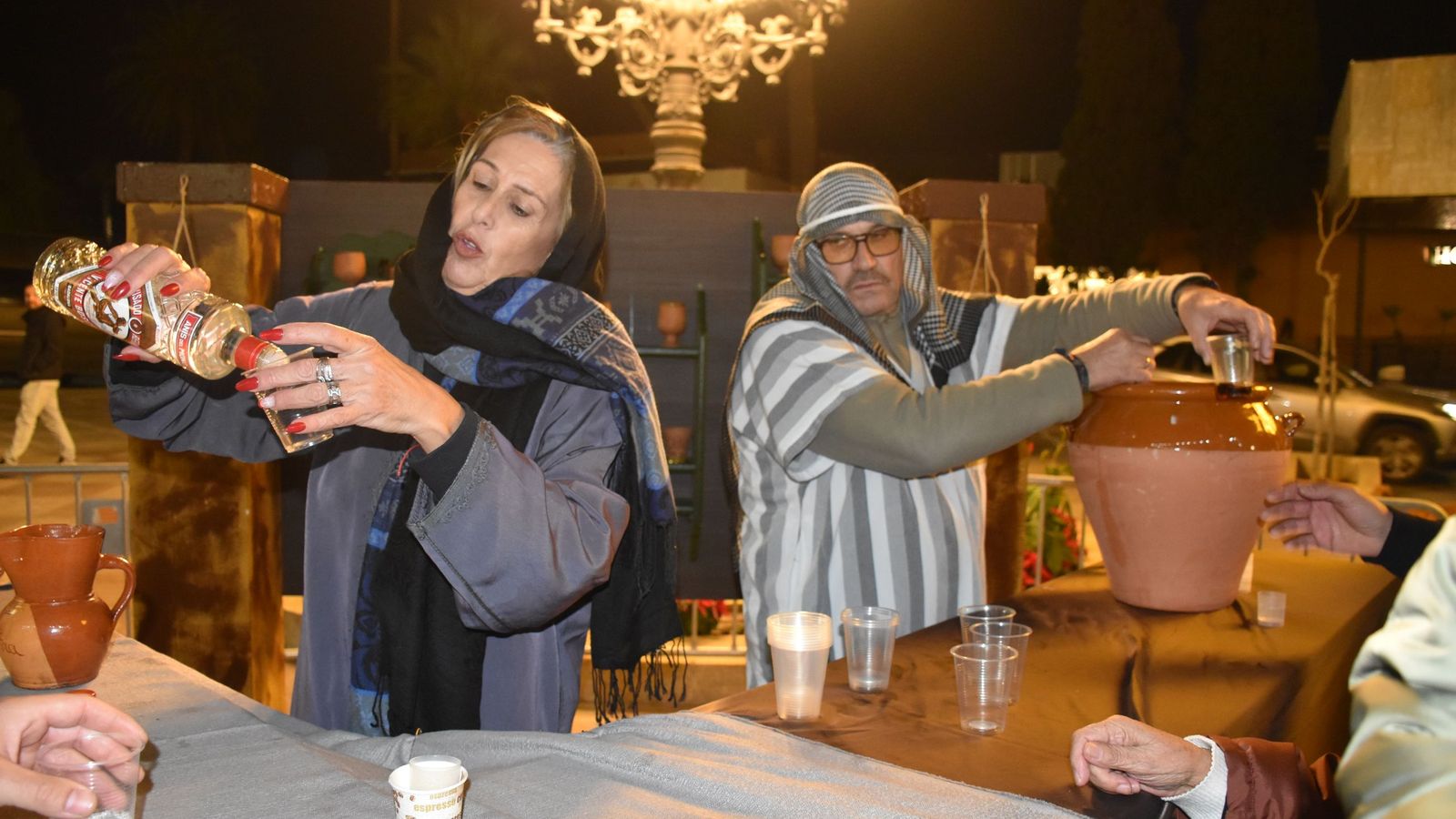 La plaza de África se transforma en Belén en una tarde mágica en pleno corazón de Ceuta
