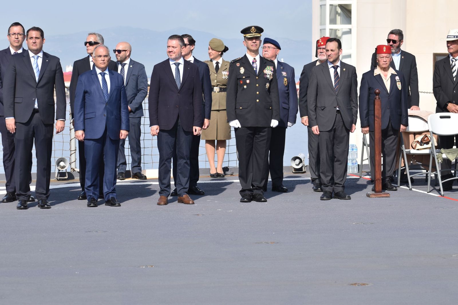 Emotiva jura de bandera a bordo del 'Castilla'