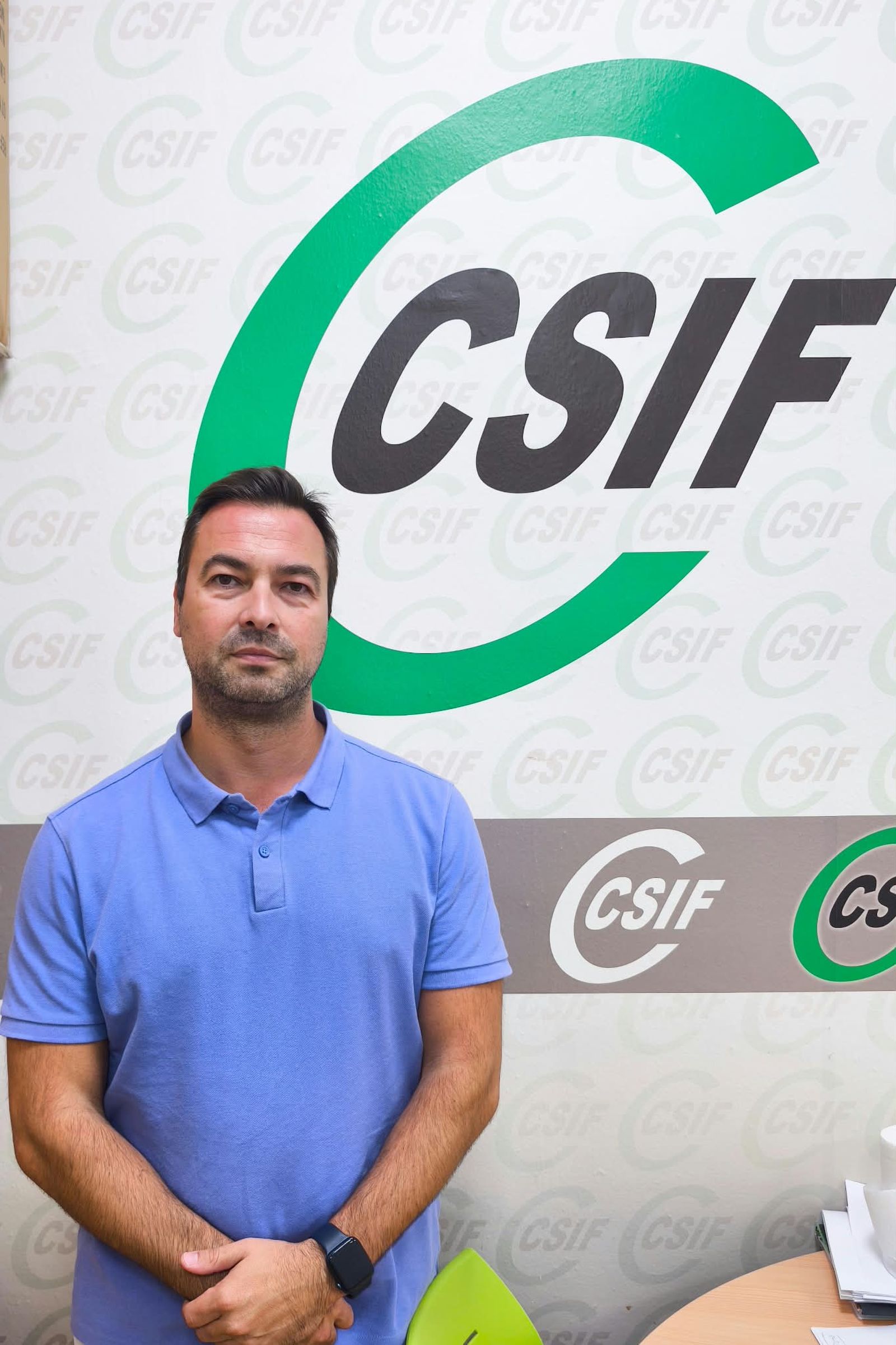 Iván Ramos, presidente del Sector Local y vicepresidente Autonómico del sindicato CSIF en Ceuta