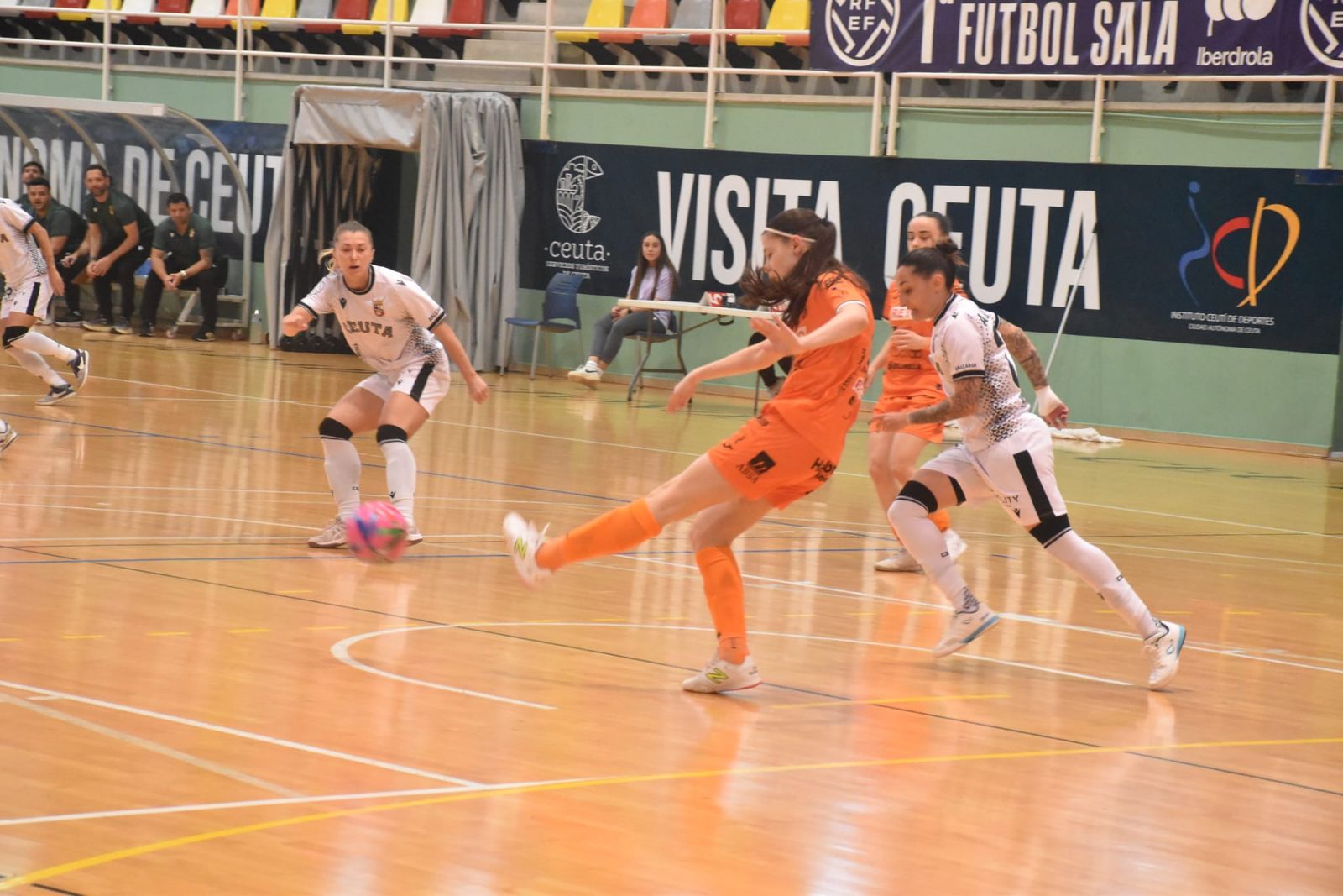 Partido AD Ceuta frente al Burela