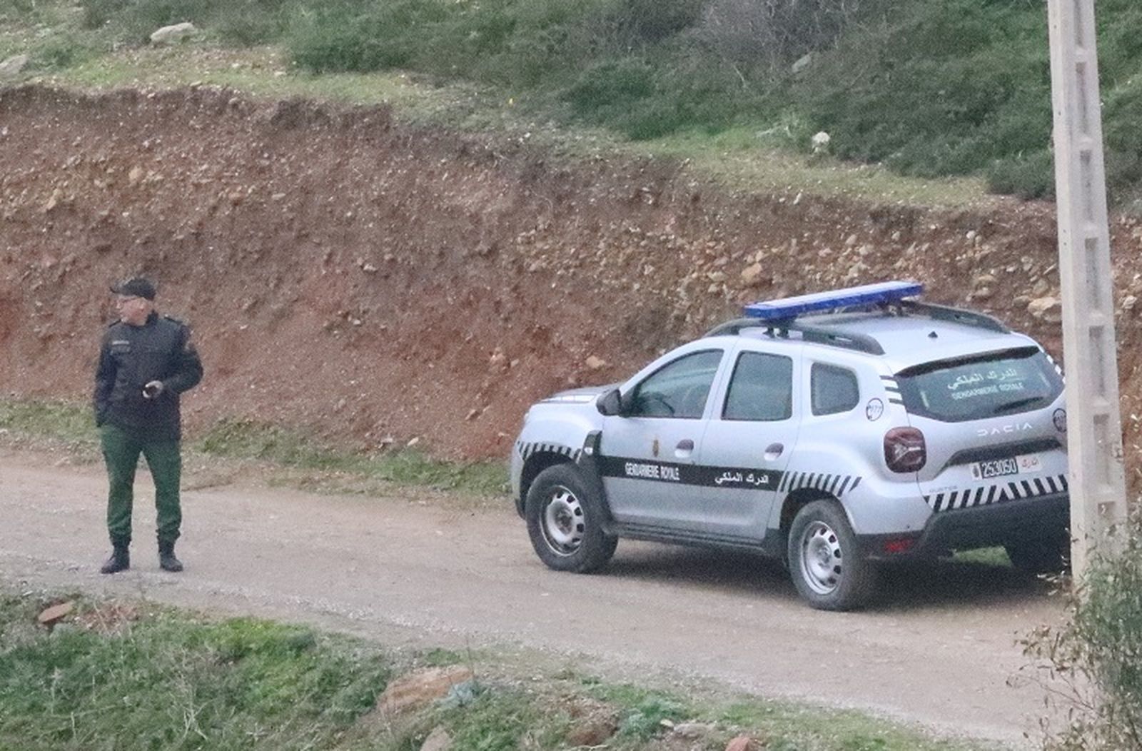 Un agente de la Gendarmería Real Marroquí en la zona fronteriza. / FOTO REDUAN