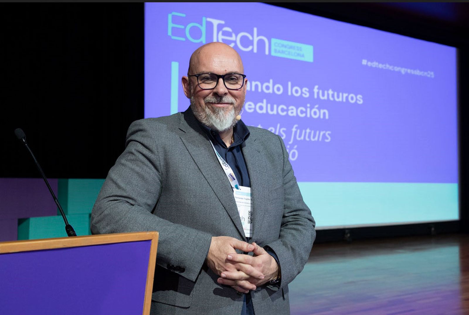 El profesor de la Facultad de Ciencias de la Educación, Fernando Trujillo