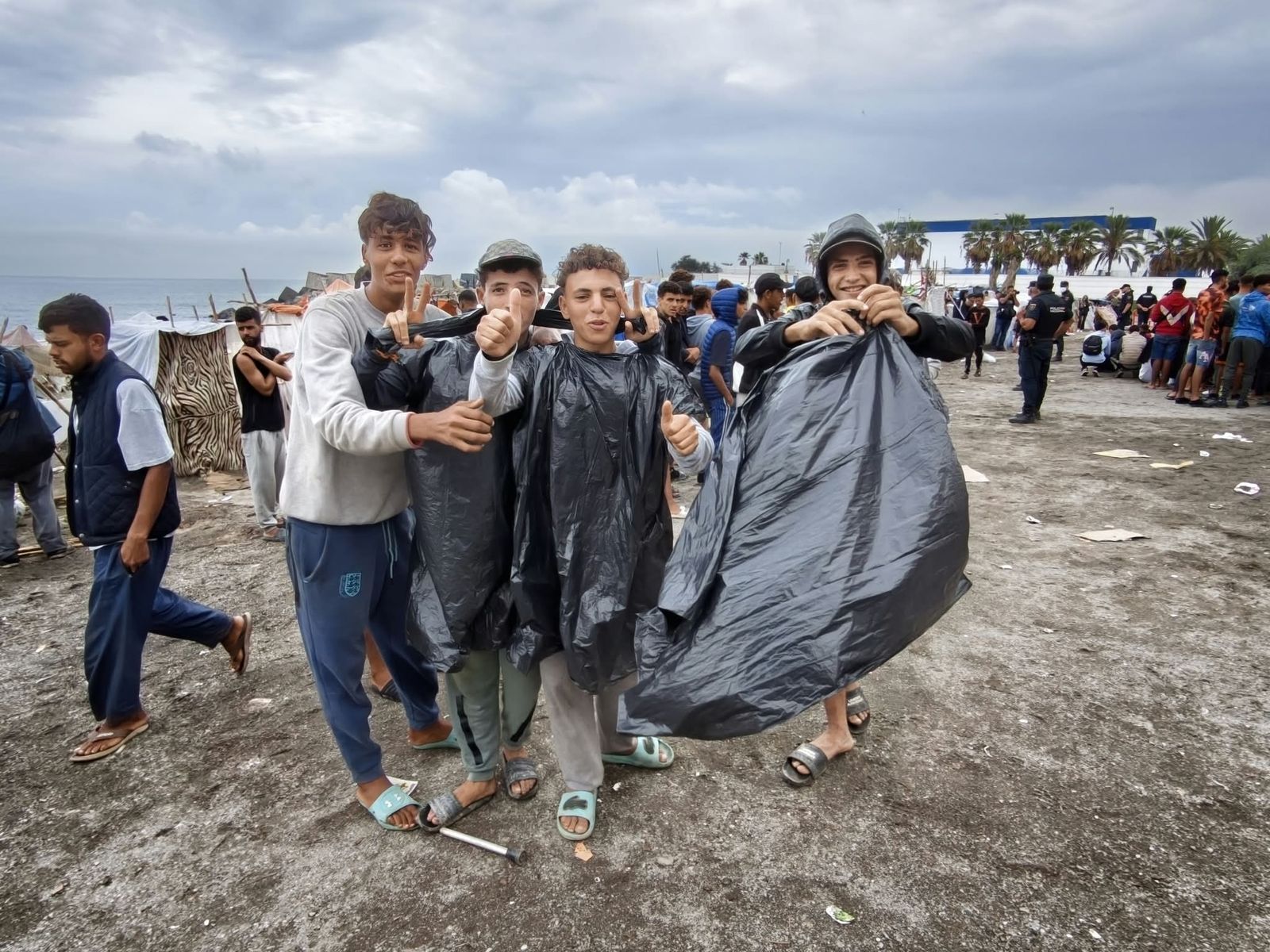 Menores migrantes alzan la voz en el Trampolín y reclaman protección