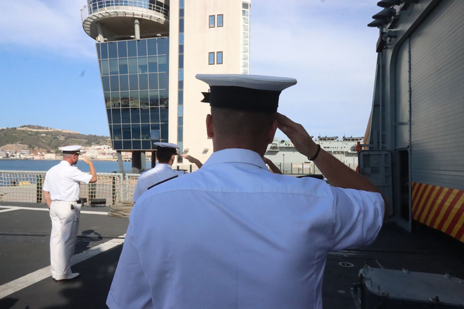 Militares de la fragata 'Santa María'. / FOTO REDUAN